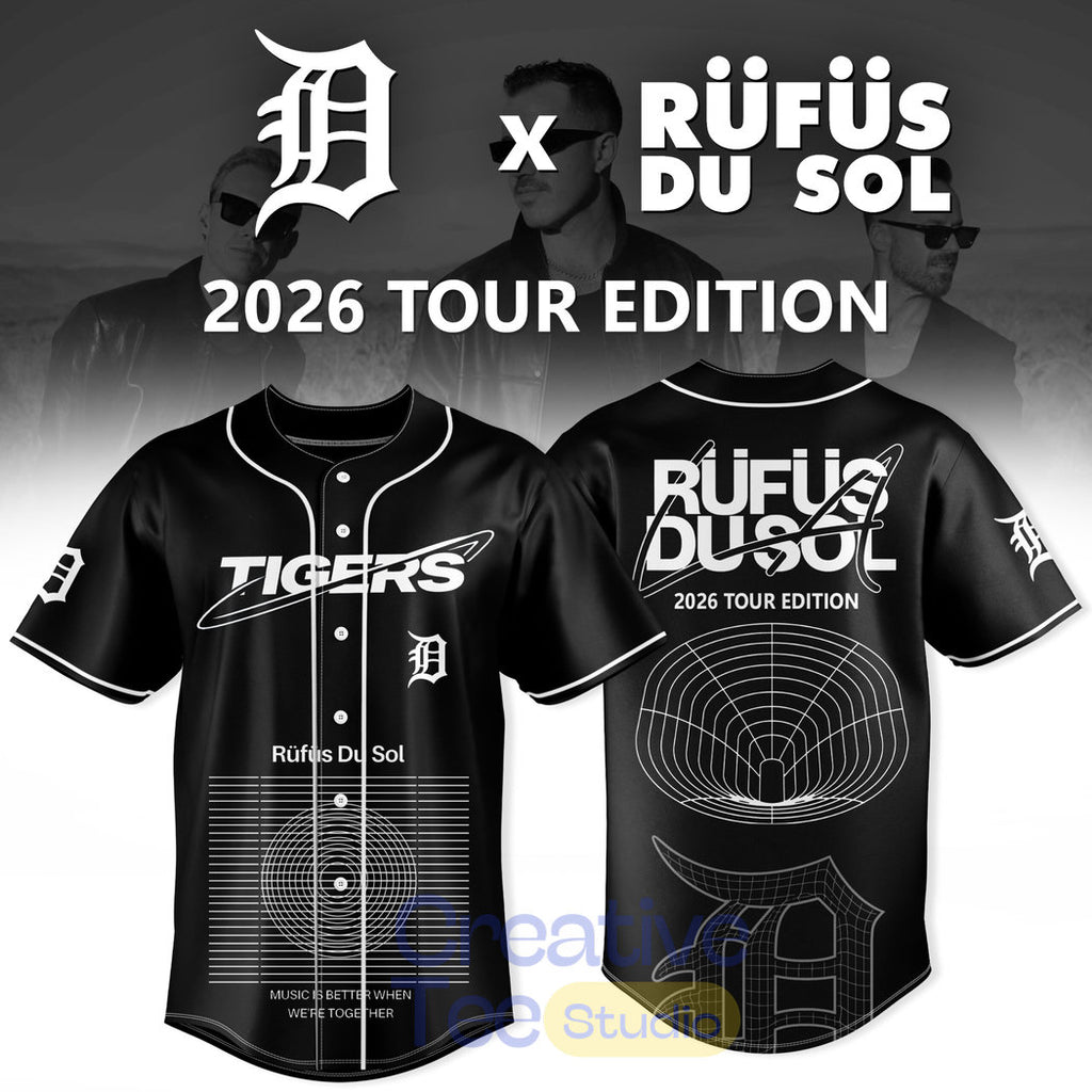 Detroit Tigers x RÜFÜS DU SOL 2026 Tour Baseball Jersey