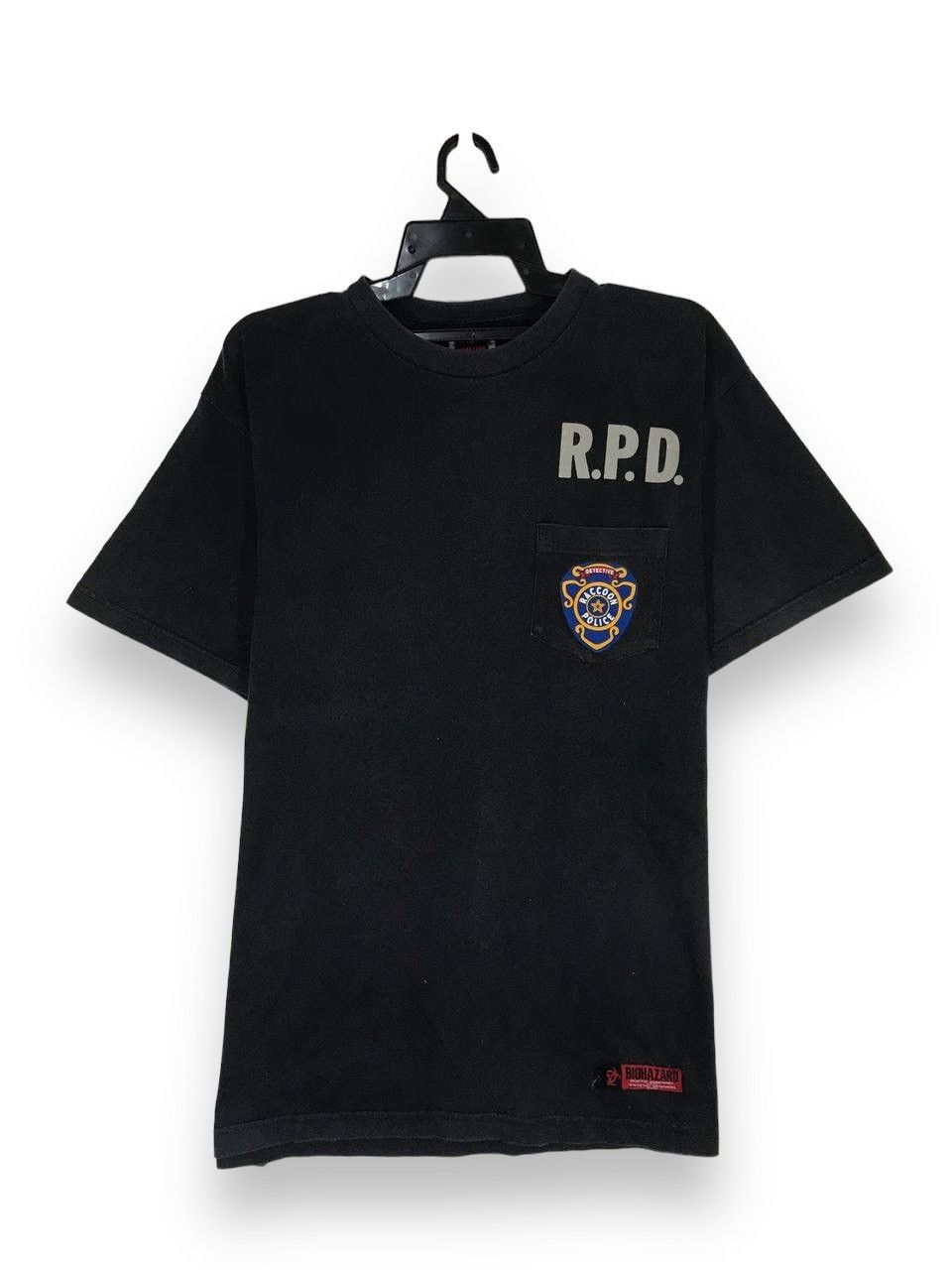 Vintage Resident Evil Racoon Police Department Biohazard T-Shirts, Hoodie, Sweatshirt | PodTeesHub.com