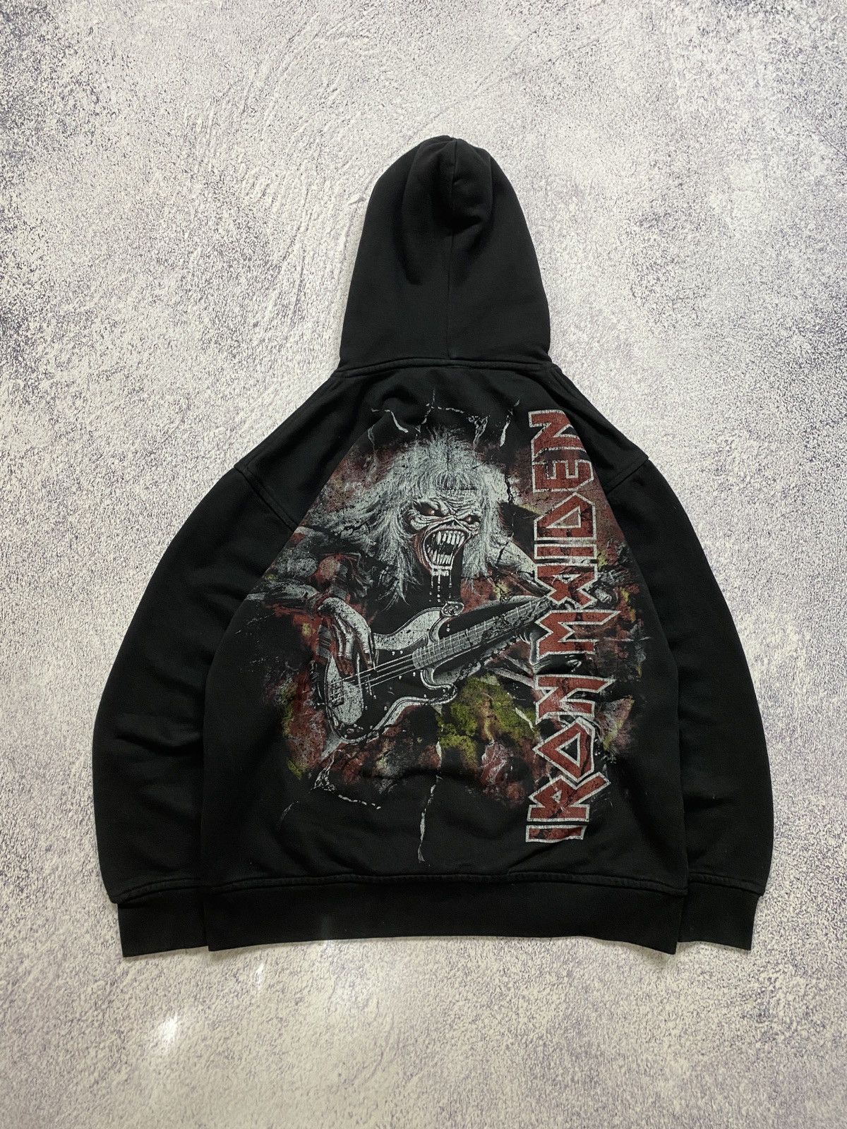 Iron Maiden X Vintage Iron Maiden Back Printed Big Logo Rare T-Shirts, Hoodie, Sweatshirt