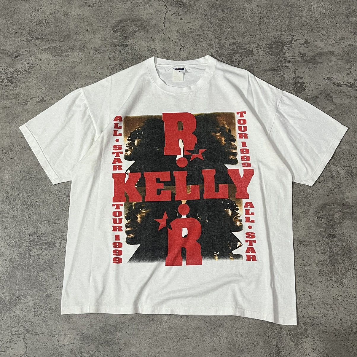 Prince X Vintage R Kelly All Star Tour 1990 Vintage Tee White Hoodie, Sweatshirt | PodTeesHub.com