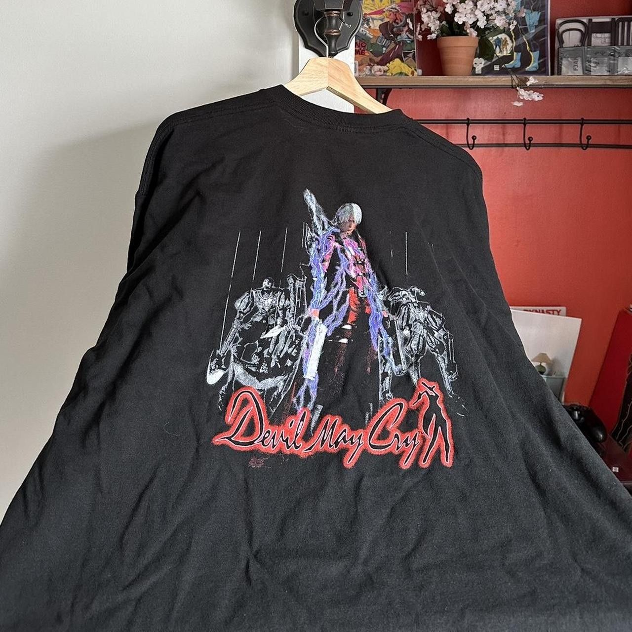 Vintage Devil May Cry Video Game Shirt Hoodie, Sweatshirt | PodTeesHub.com