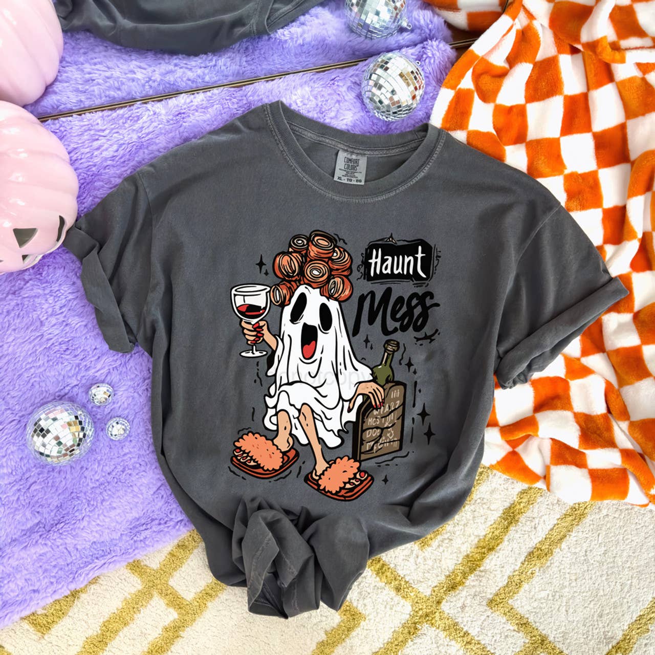 Haunt Mess Tee Hoodie, Sweatshirt | PodTeesHub.com