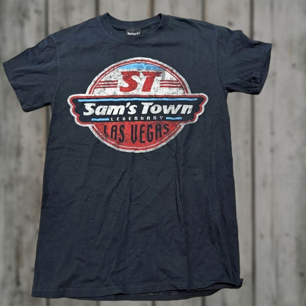 Vintage Sam S Town Las Vegas Graphic T Shirt Boyd Gaming Mens M Black T Shirt Mens M Black Sam S Tow Hoodie, Sweatshirt