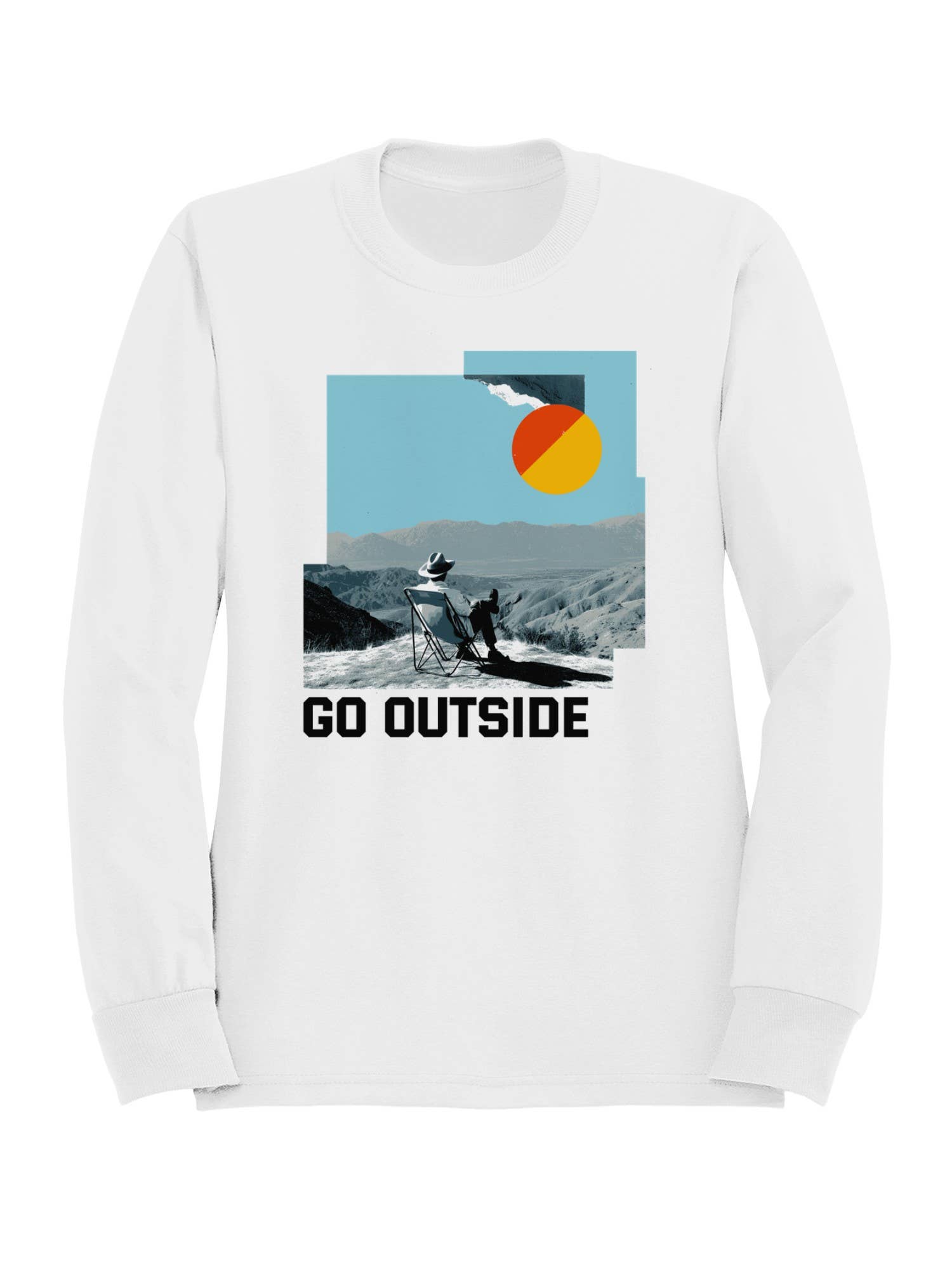 Retro Adventure: Go Outside Women's Sweatshirt T-Shirts, Hoodie | PodTeesHub.com