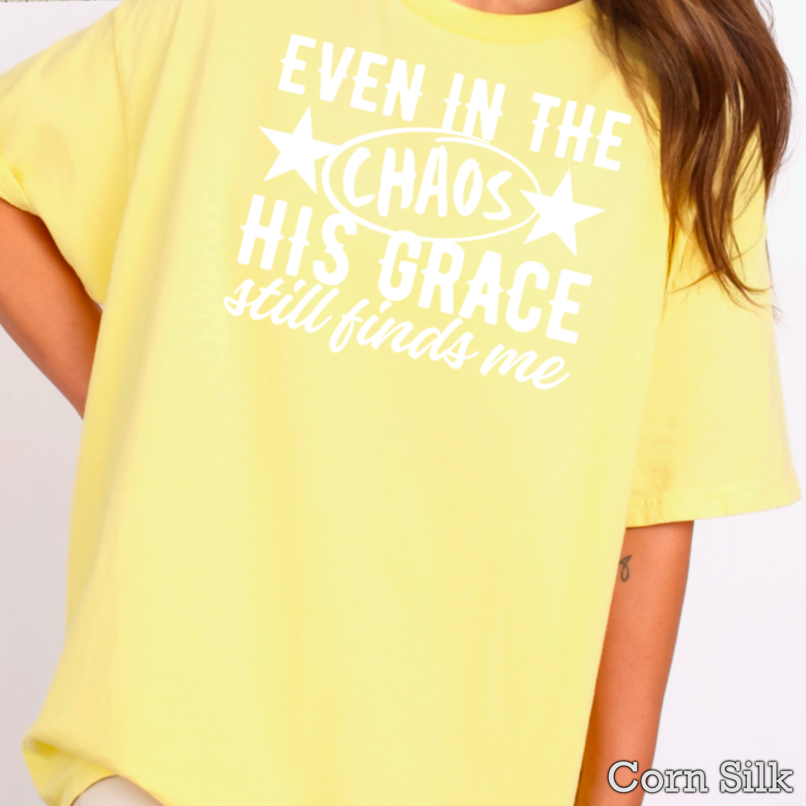 Even in the Chaos Christian Graphic Tee | Gildan Hoodie, Sweatshirt | PodTeesHub.com