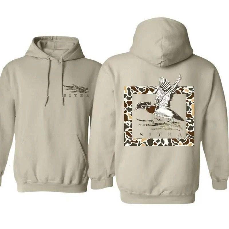 Duck Camo Outdoor Hoodie - Classic Hunting Heritage T-Shirts, Sweatshirt | PodTeesHub.com