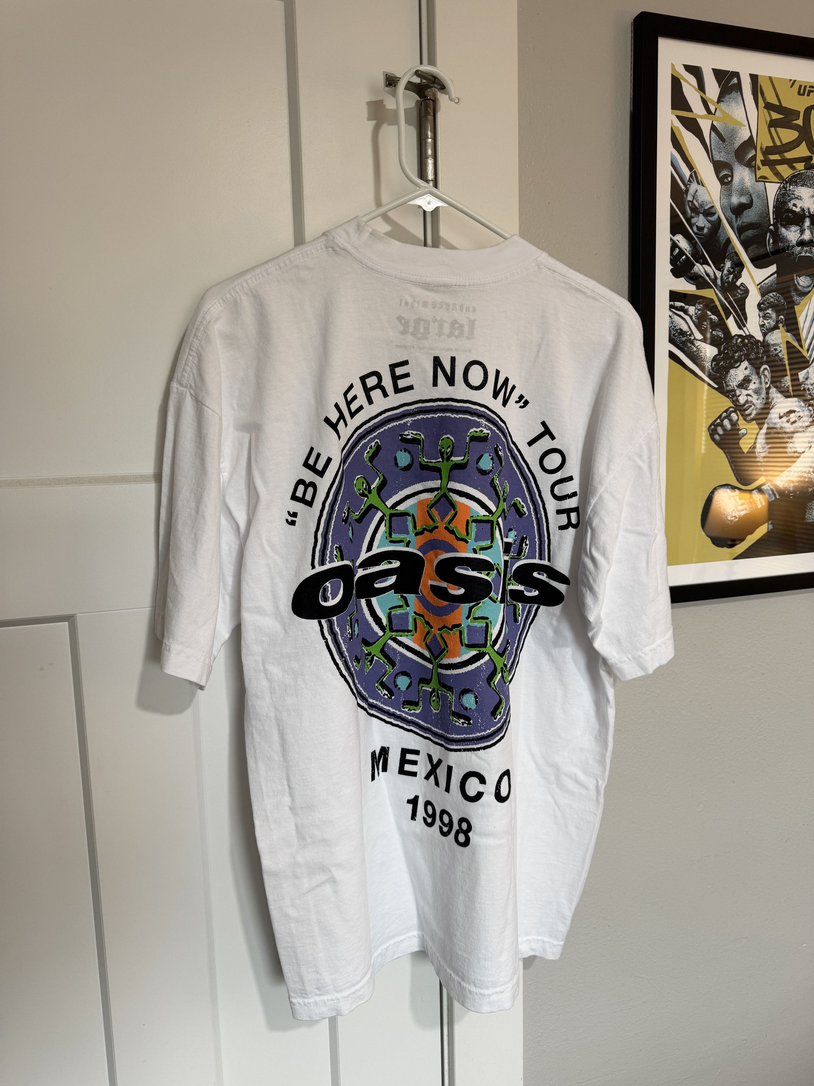 Band Tees Andafterthat Oasis Be Here Now T Shirt New Hoodie, Sweatshirt | PodTeesHub.com