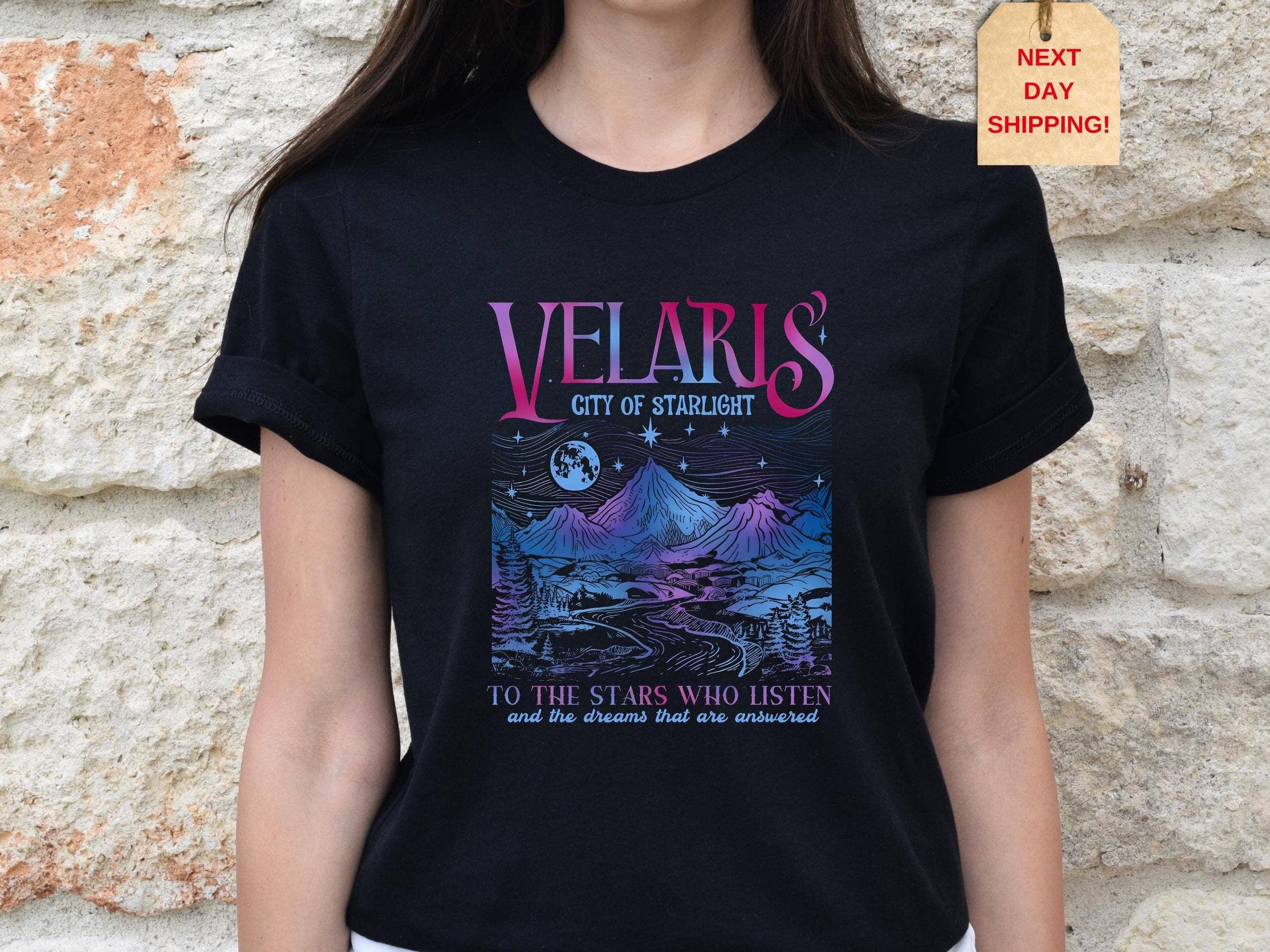 Velaris City of Starlight Tee, Night Court & Acotar Inspired Hoodie, Sweatshirt | PodTeesHub.com