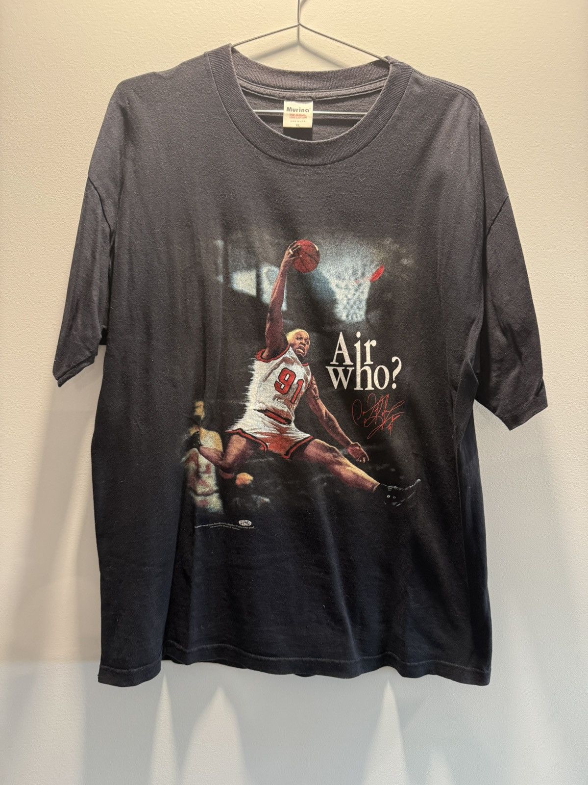 Vintage Dennis Rodman Air Who 90s Tee Hoodie, Sweatshirt | PodTeesHub.com