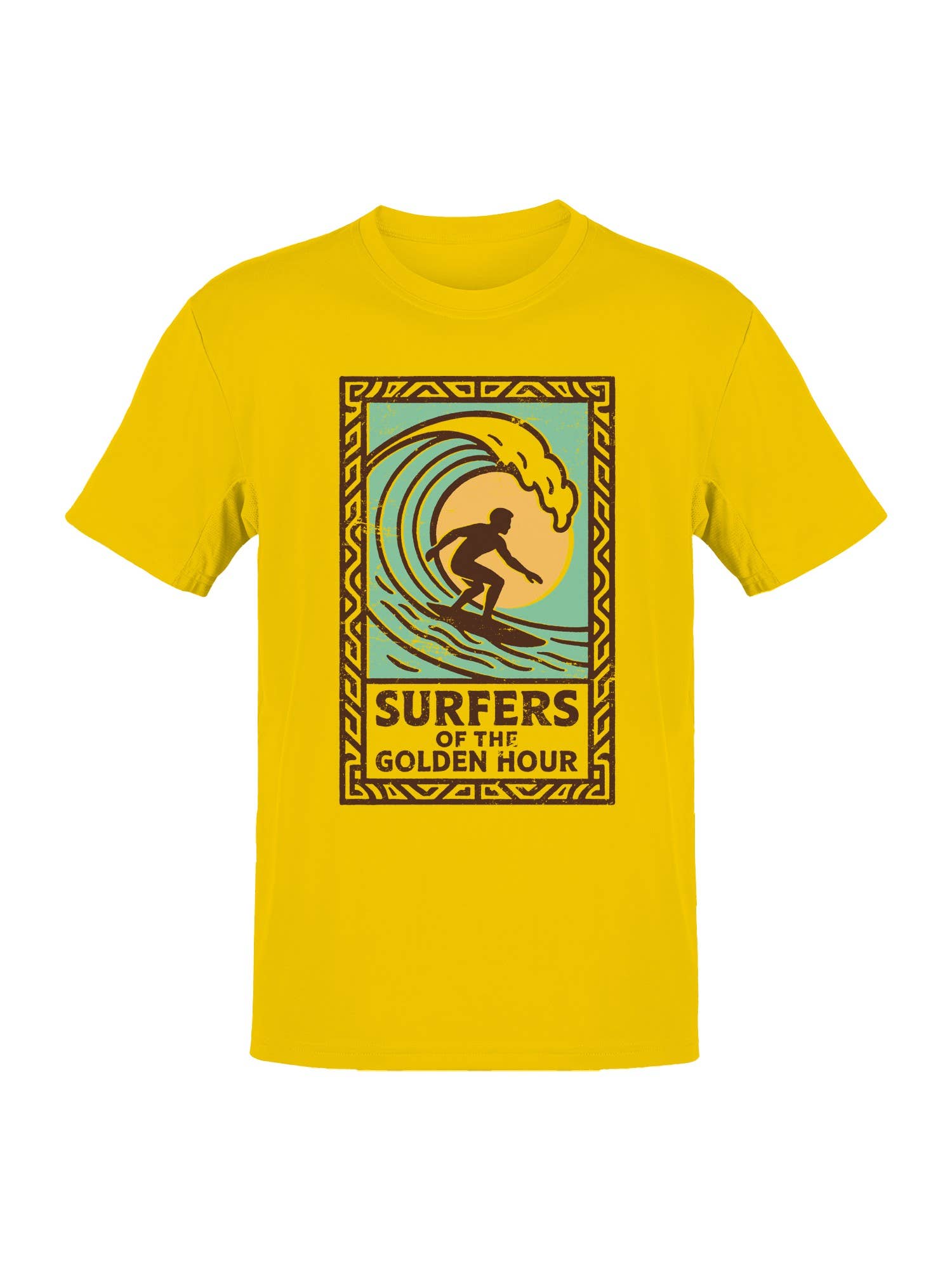 Surfing the Golden Hour Men's T-Shirt Hoodie, Sweatshirt | PodTeesHub.com