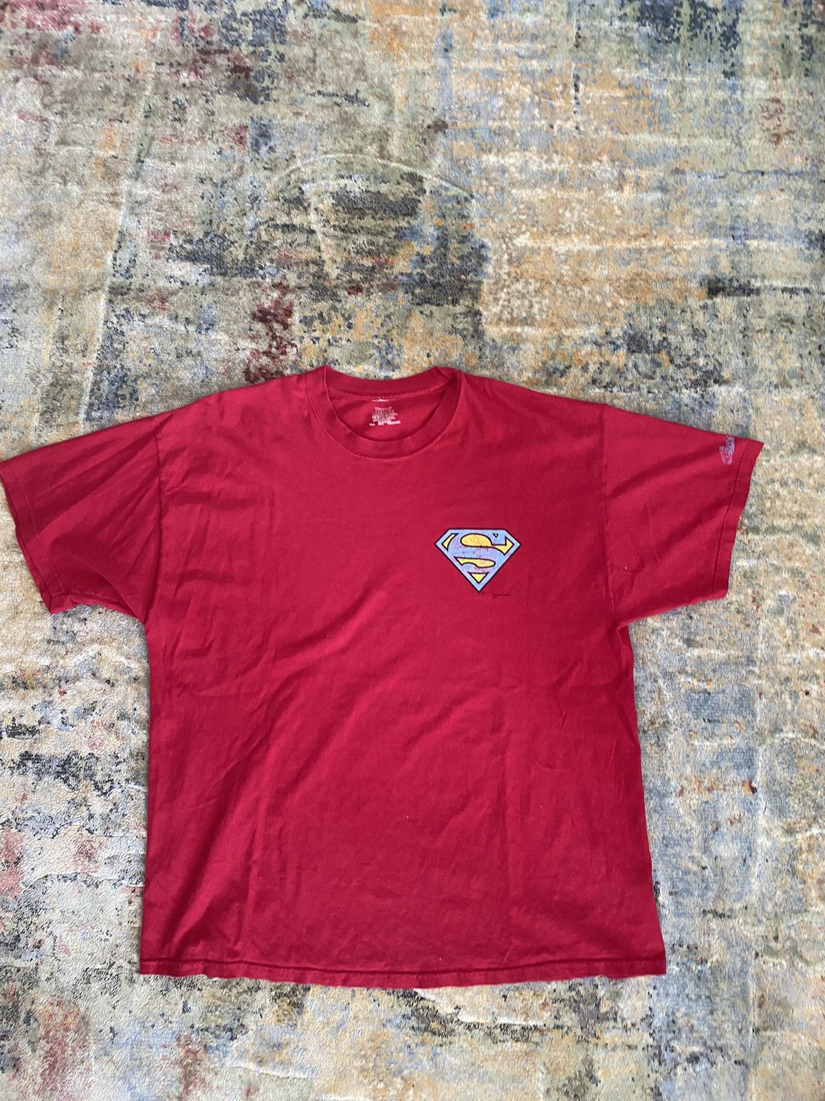 Vintage 90s Y2k Superman Graphic Logo Tee Travis Style Hoodie, Sweatshirt | PodTeesHub.com
