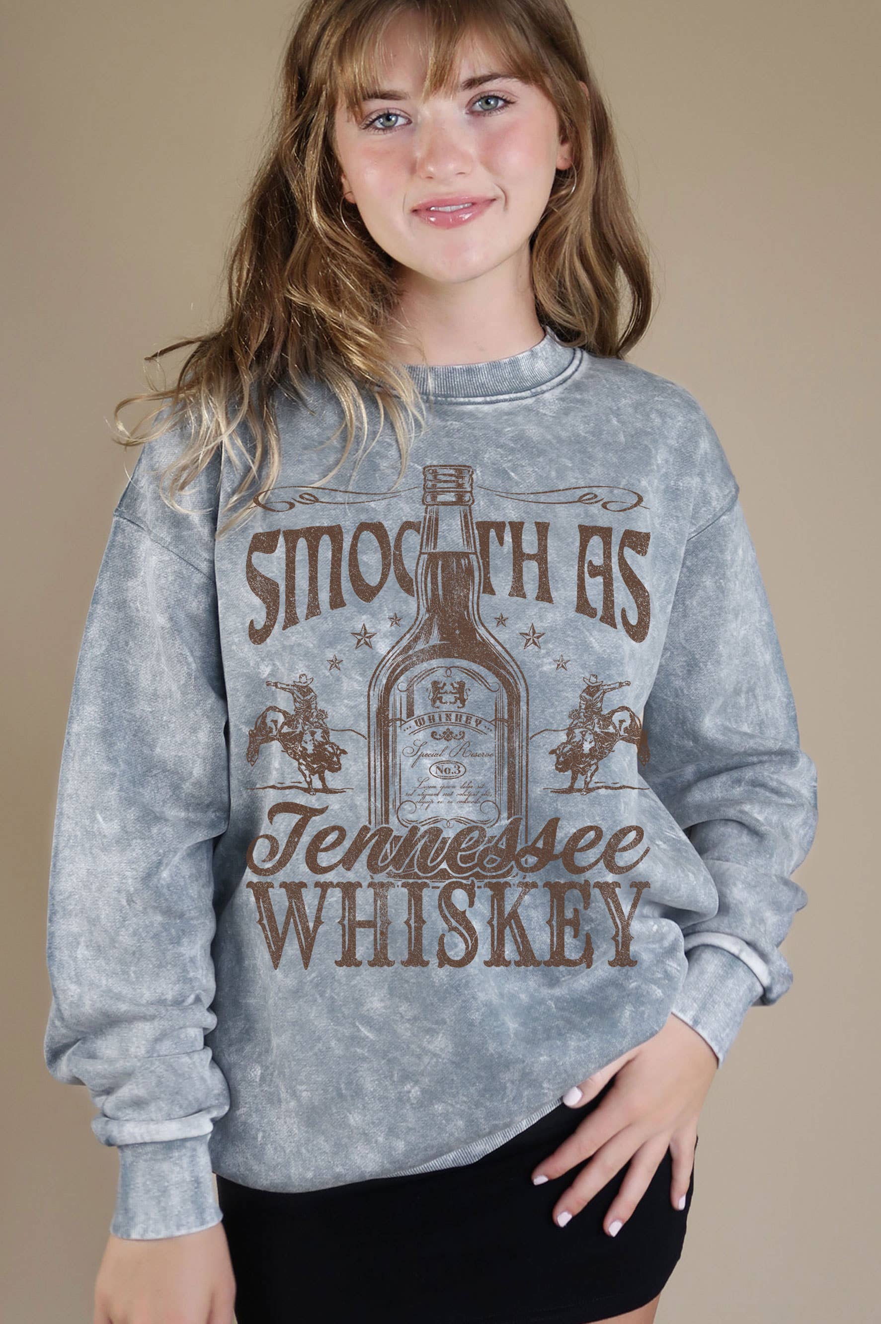 Smooth As Tennessee Whiskey Mineral Graphic Brush Sweatshirt T-Shirts, Hoodie | PodTeesHub.com