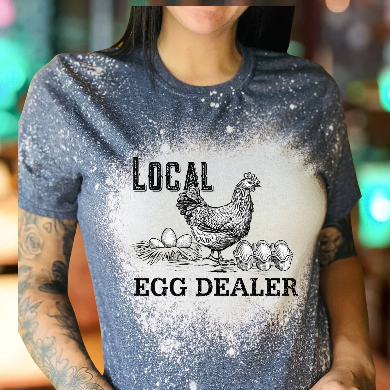 Local Egg Dealer Chicken T-Shirt - Fun Clothing For Fans Hoodie, Sweatshirt | PodTeesHub.com