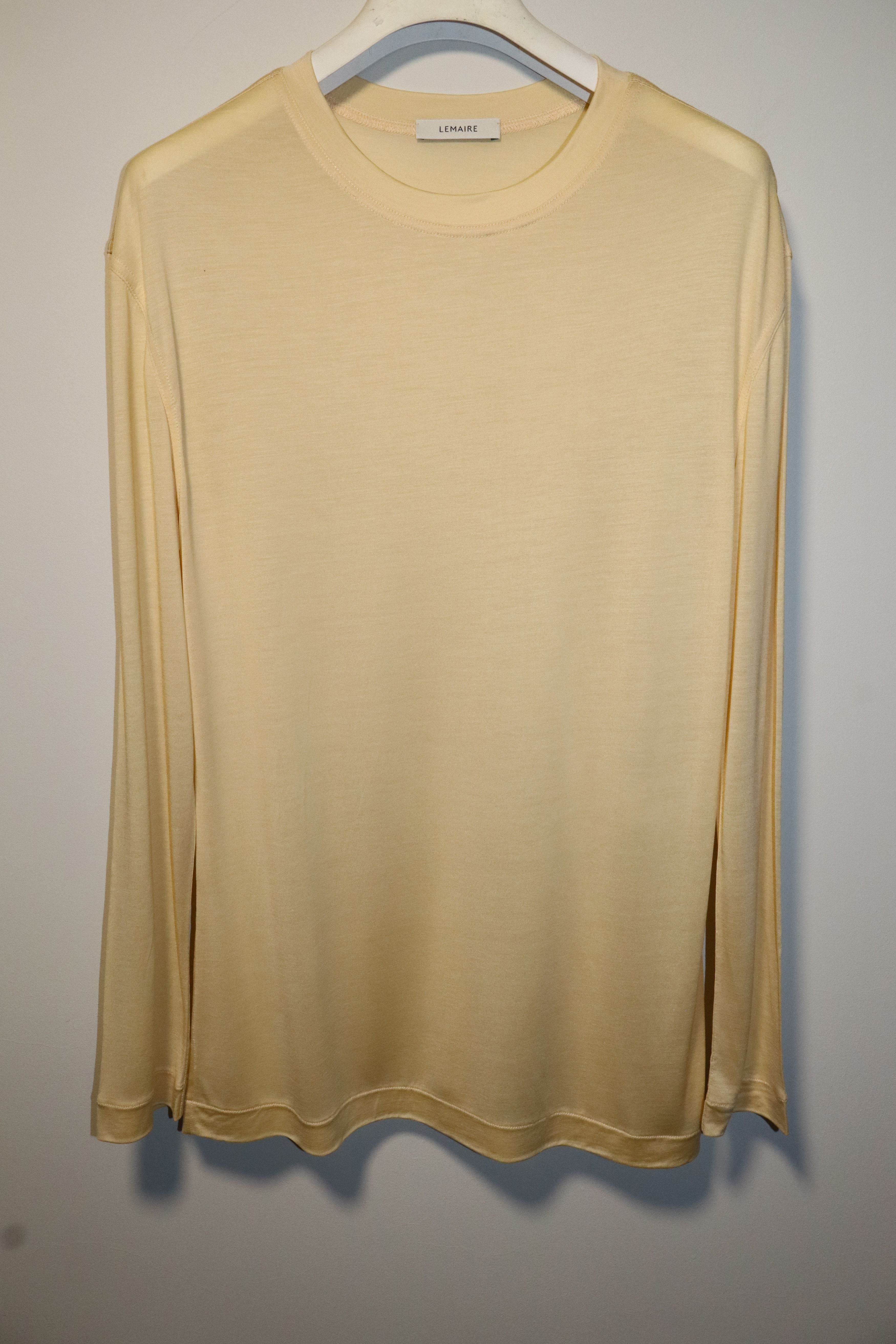 Lemaire Ss 24 Soft Silk Longsleeve Tshirt Hoodie, Sweatshirt | PodTeesHub.com