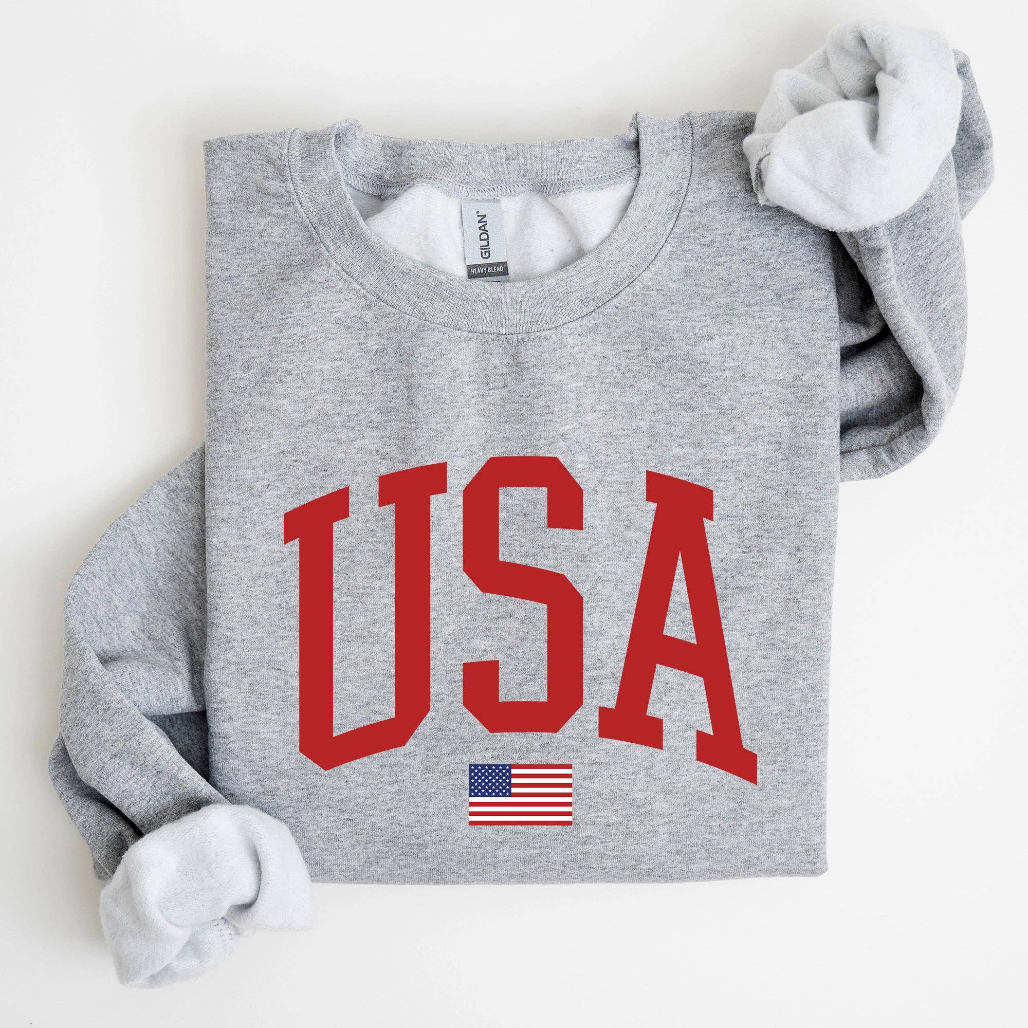 USA Flag, Red, America, Patriotic, 4th of July Sweatshirt T-Shirts, Hoodie | PodTeesHub.com