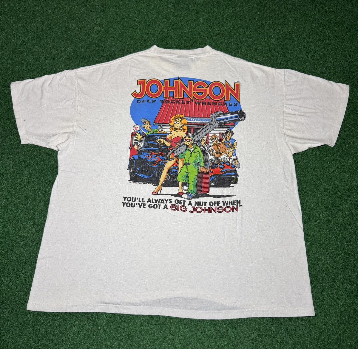 Vintage 90s Big Johnson Deep Socket Wrench Funny T Shirt Hoodie, Sweatshirt | PodTeesHub.com