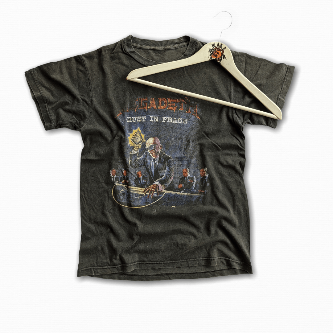 Vintage 90s Megadeth Rock Band Rust In Peace T-Shirts, Hoodie, Sweatshirt | PodTeesHub.com