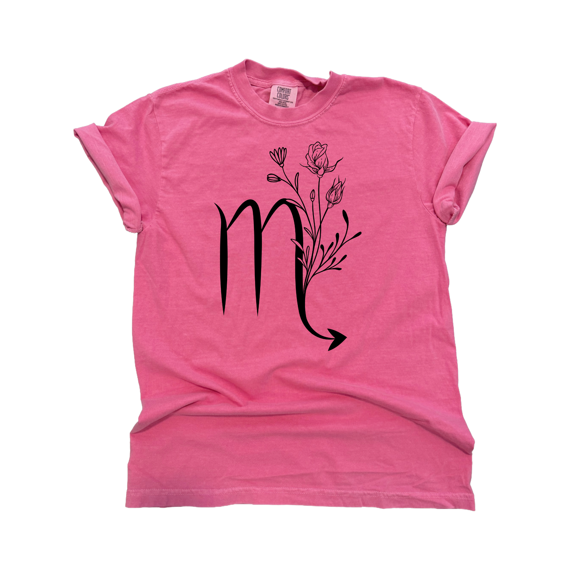 Scorpio – Floral Zodiac Tee Hoodie, Sweatshirt | PodTeesHub.com