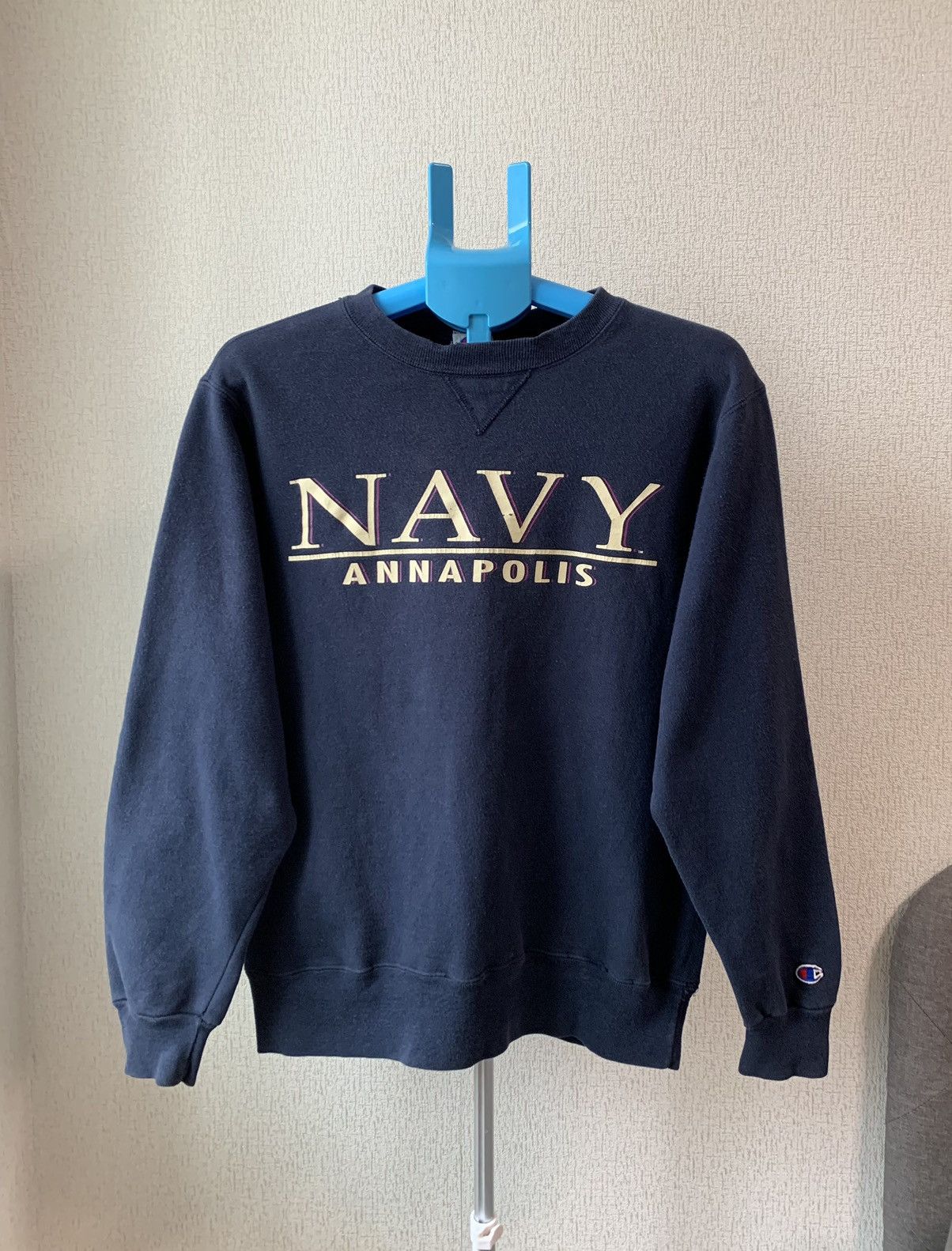 Vintage Champion Navy Annapolis Vintage Sweatshirt Made In Usa T-Shirts, Hoodie | PodTeesHub.com