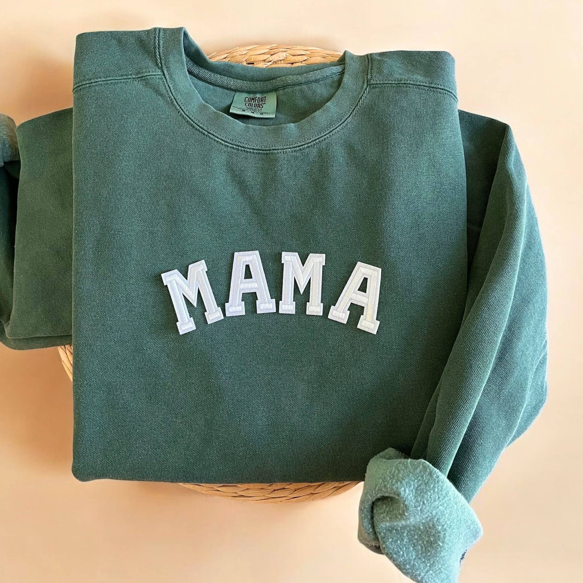 Comfort Colors® Mama Sweatshirt, Mama Sweaters T-Shirts, Hoodie | PodTeesHub.com