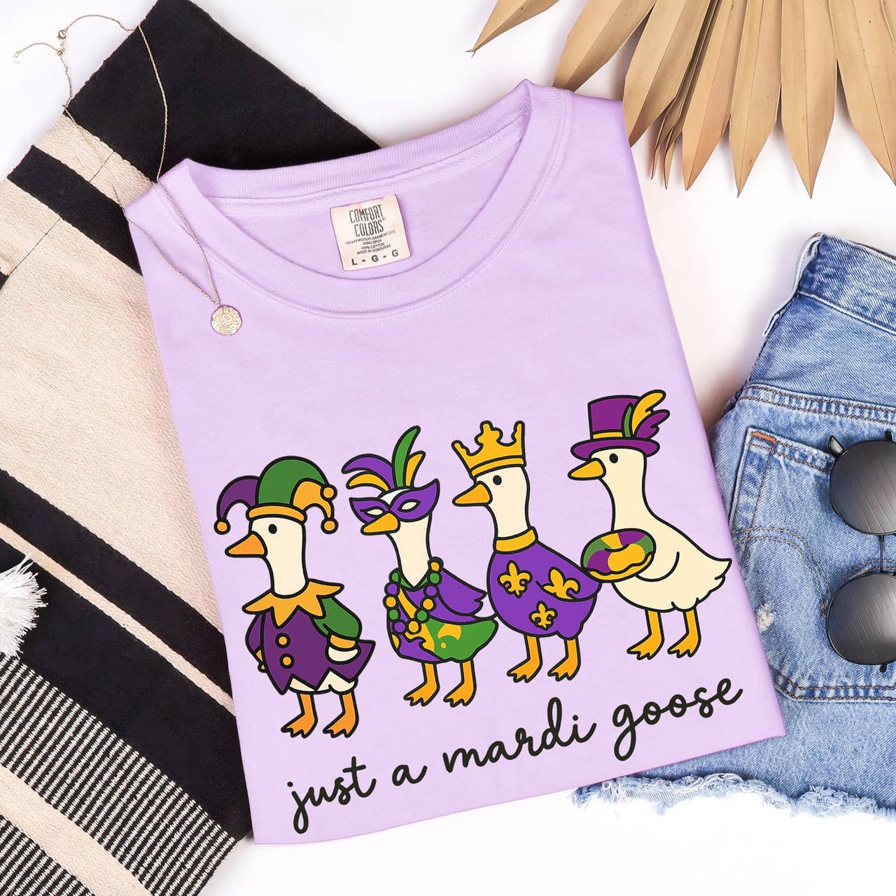 Just A Mardi Goose Tee Hoodie, Sweatshirt | PodTeesHub.com
