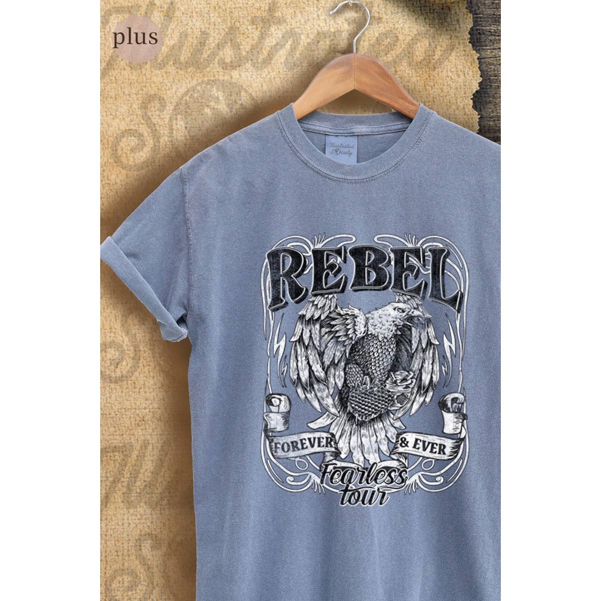 Rebel Graphic Plus Tee Hoodie, Sweatshirt | PodTeesHub.com