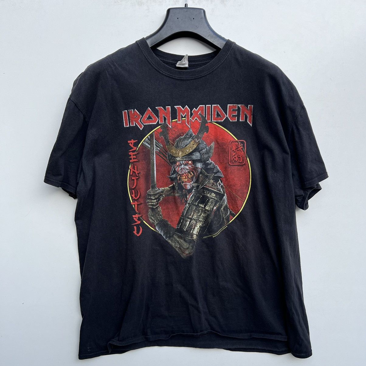 Vintage 2021 Iron Maiden T Shirt Senjutsu Samurai Hoodie, Sweatshirt | PodTeesHub.com