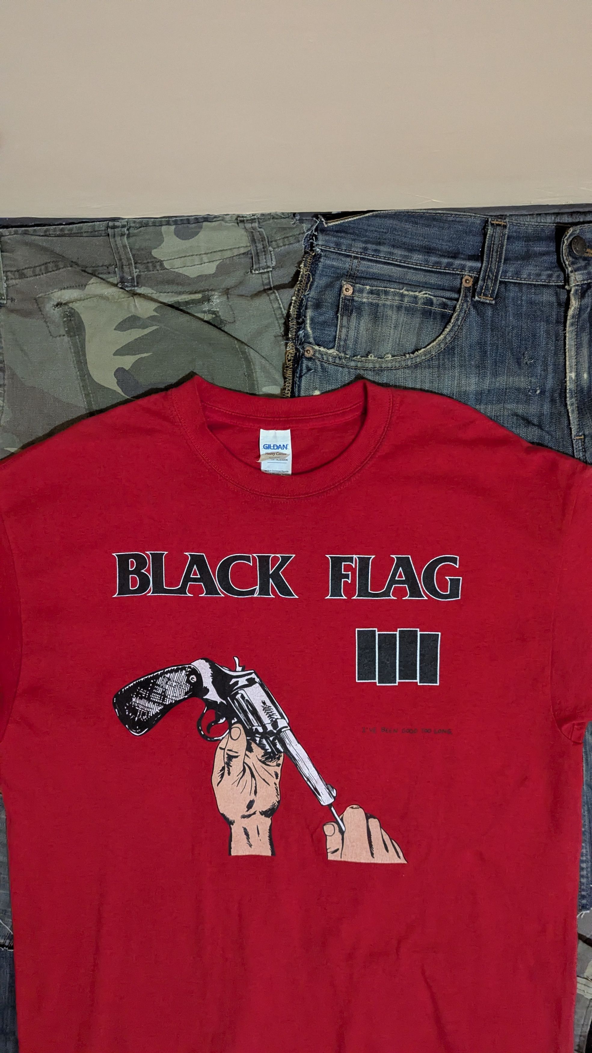 Band Tees Vintage Black Flag I Ve Been Good Too Long Not Minor Threat Hoodie, Sweatshirt | PodTeesHub.com