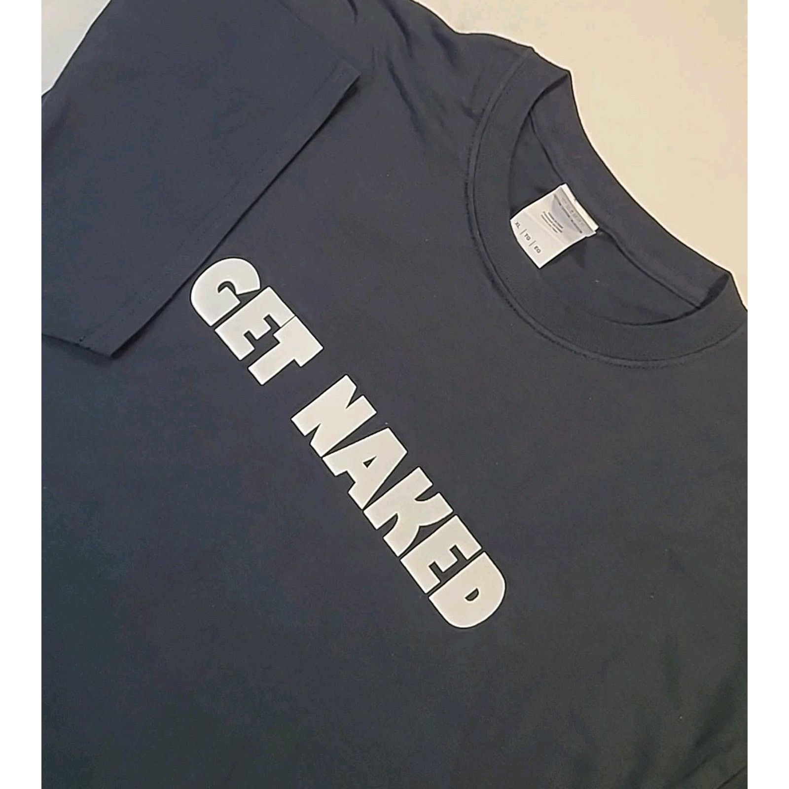 Gildan Vtg Get Naked Funny Xl Black Pizza Shop Nevada T-Shirts, Hoodie, Sweatshirt