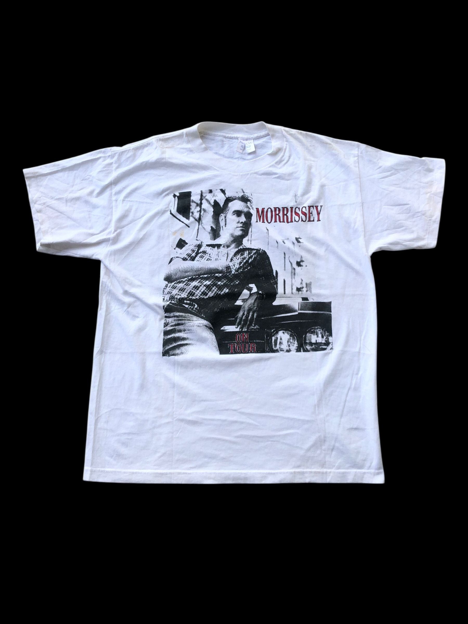 Vintage Morrissey The Smiths Tour New Wave Band T Shirt Hoodie, Sweatshirt | PodTeesHub.com
