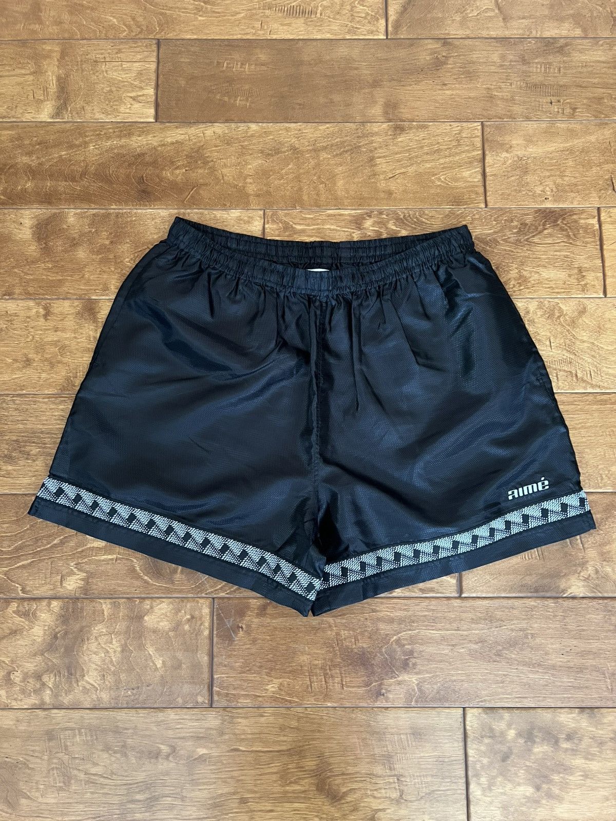 Leon Dore Aime Leon Dore Ald Aime Soccer Short Jet Black Ss24 Large T-Shirts, Hoodie, Sweatshirt | PodTeesHub.com