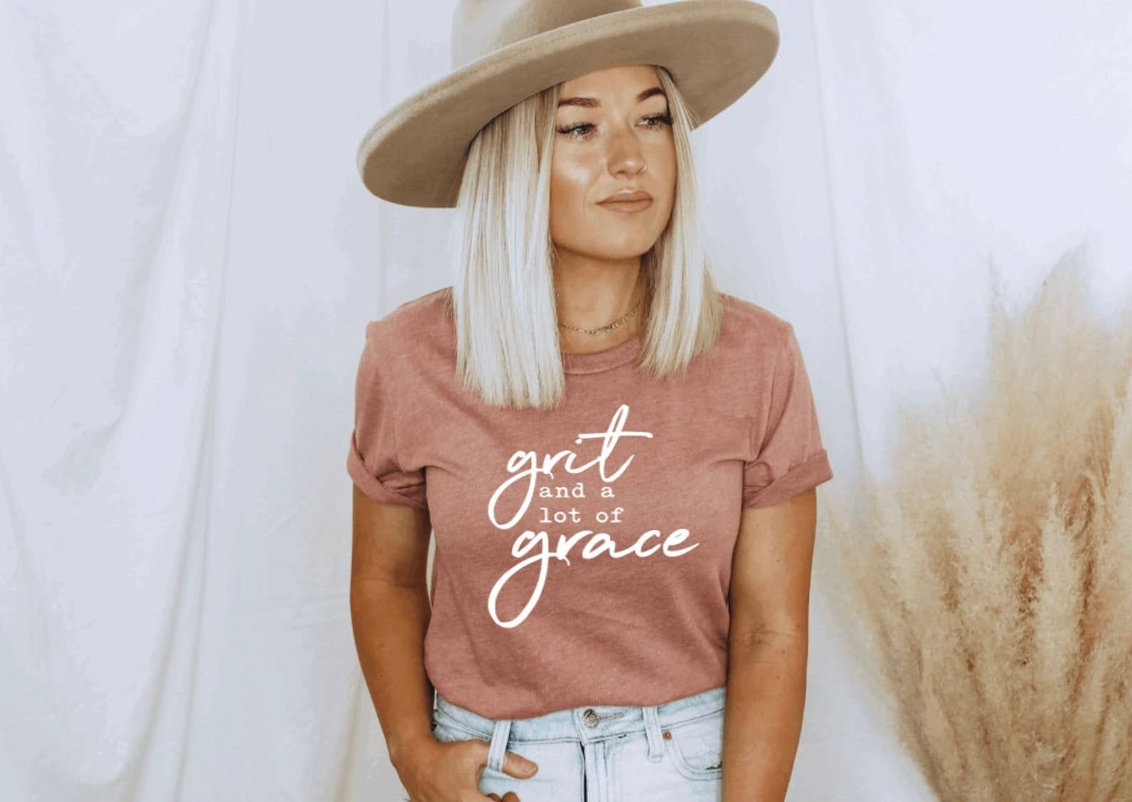 Grit and A Lot of Grace T-Shirt Hoodie, Sweatshirt | PodTeesHub.com