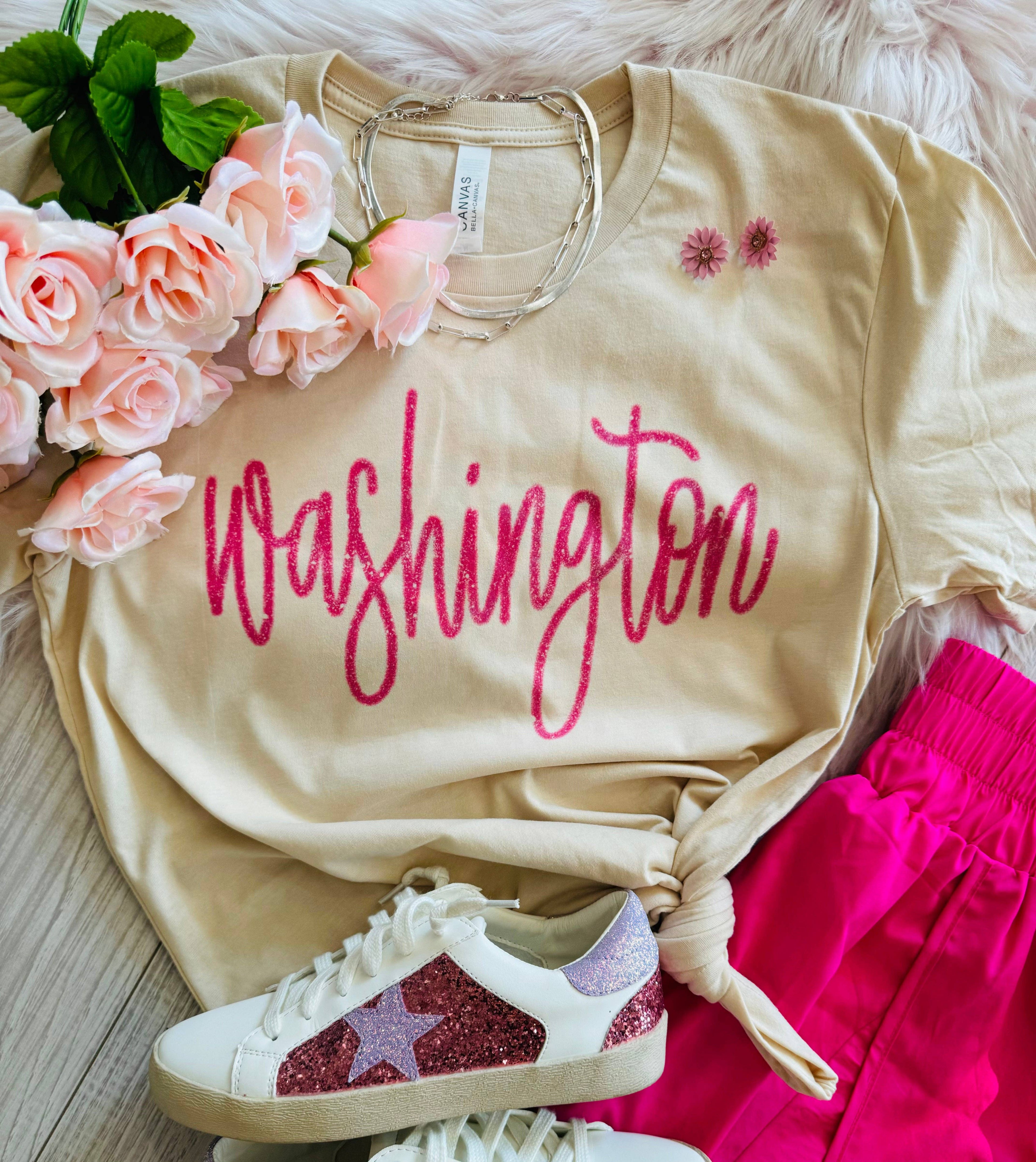 Washington Faux Tinsel Tee Hoodie, Sweatshirt | PodTeesHub.com