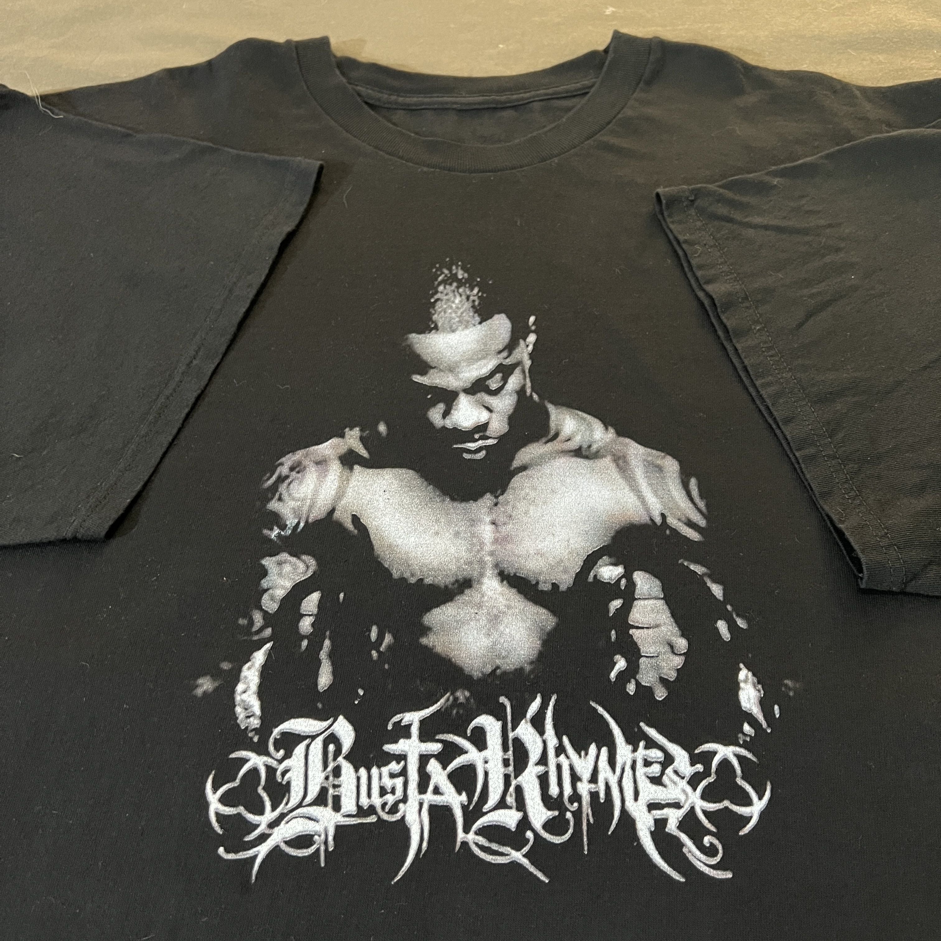 Vintage Busta Rhymes Promo Tee Shirt Rapper Hiphop Nas Hoodie, Sweatshirt | PodTeesHub.com