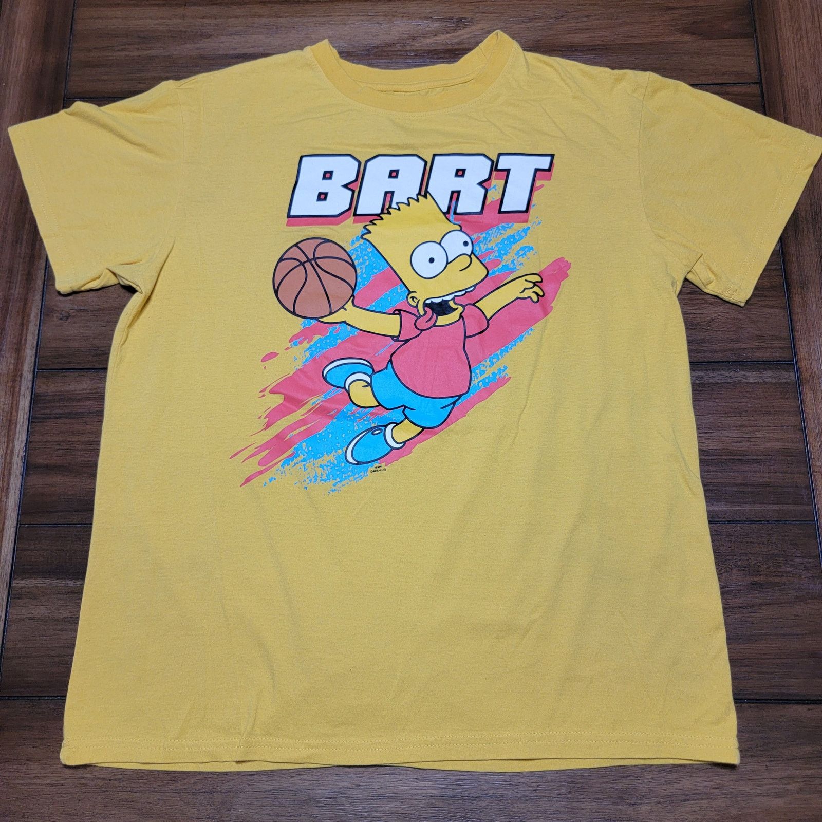 Simpsons Simpsons Yellow Basketball Bart Size Xl T-Shirts, Hoodie, Sweatshirt