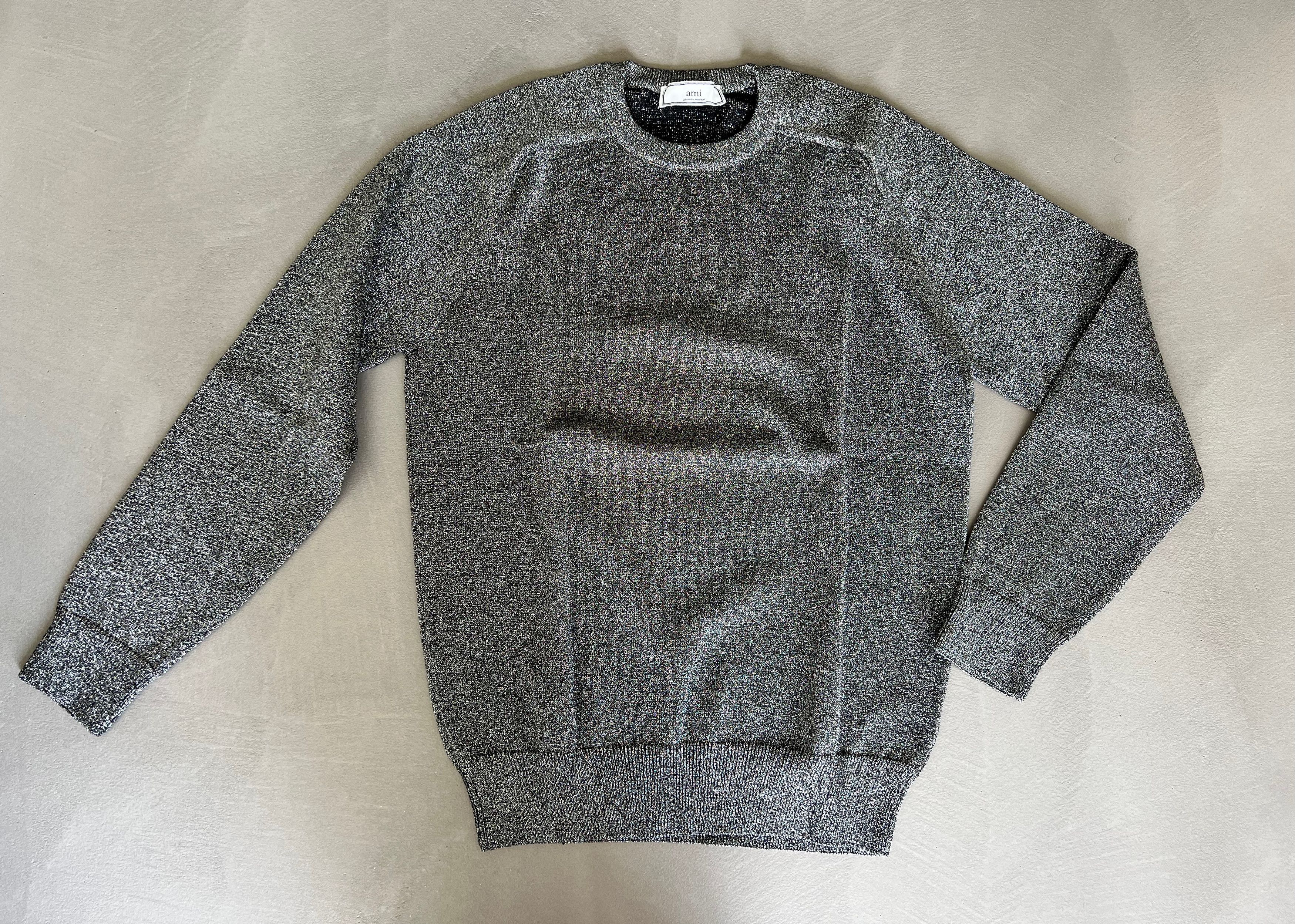 Ami Alexandre Mattiussi Metallic Silver Size L T-Shirts, Hoodie, Sweatshirt