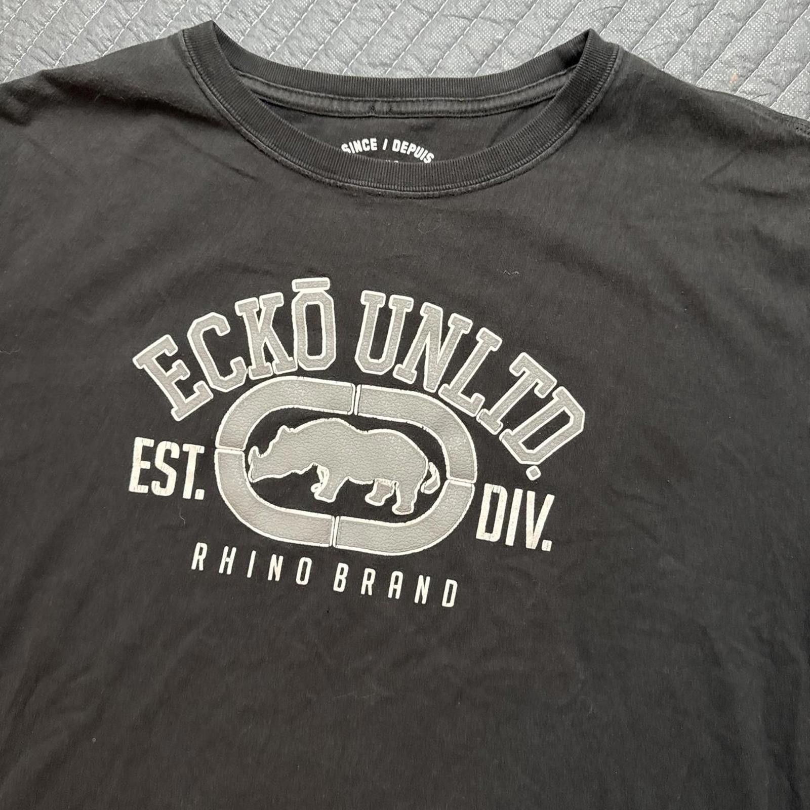 Unltd Y2k Ecko Unltd Rhino Logo T Shirt Mens Xxl Hoodie, Sweatshirt | PodTeesHub.com