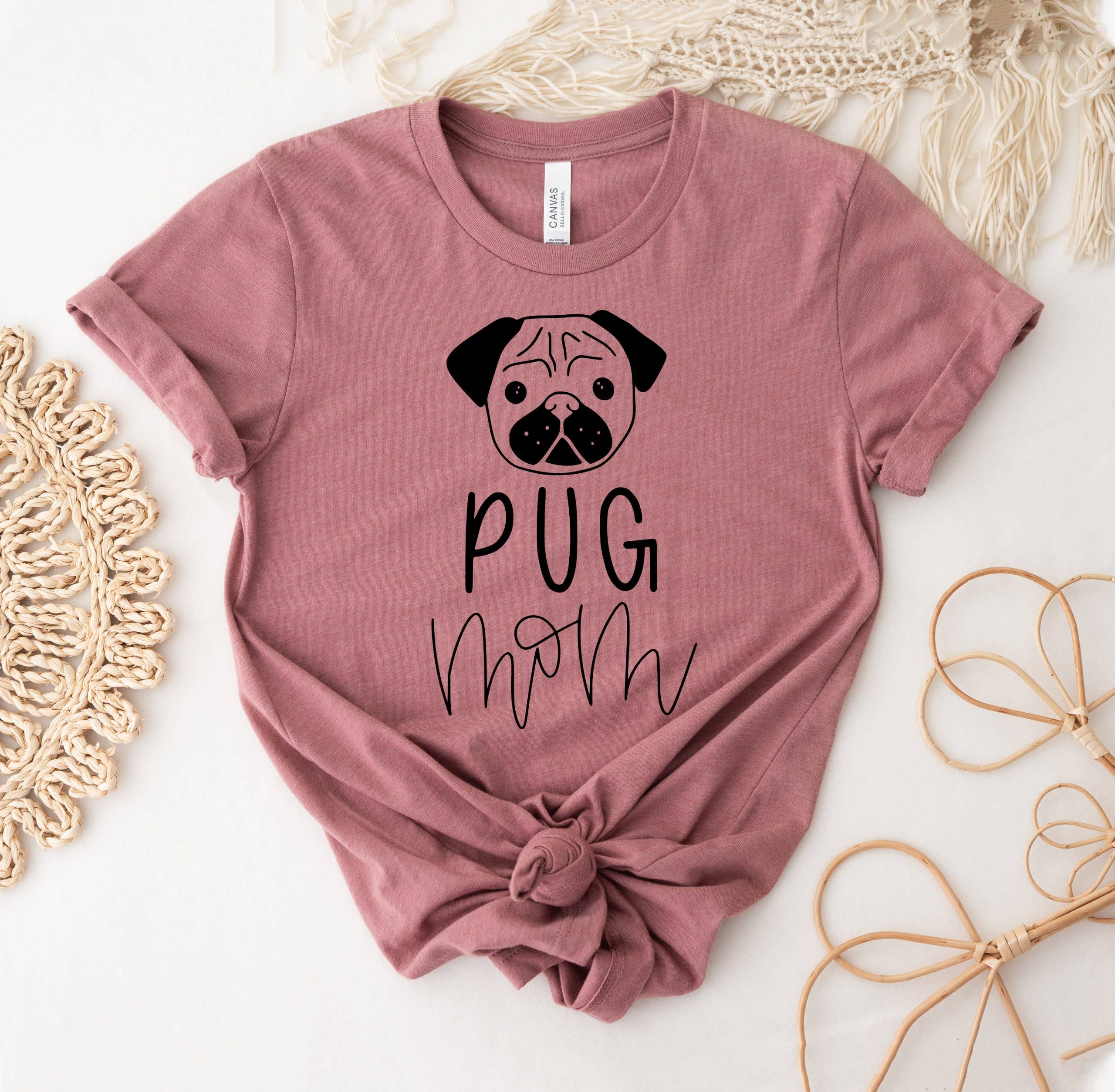 Pug Mom T-Shirt Hoodie, Sweatshirt | PodTeesHub.com