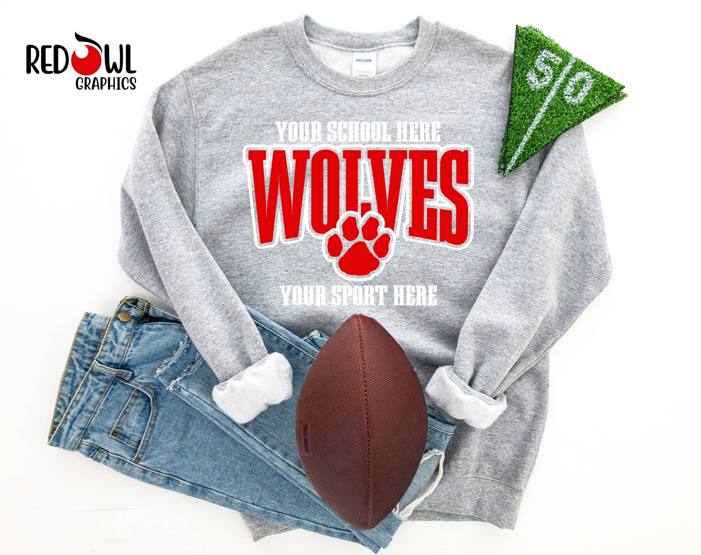 Wolves Football T-Shirt Men's Crewneck Tee Soccer Jersey Hoodie, Sweatshirt | PodTeesHub.com