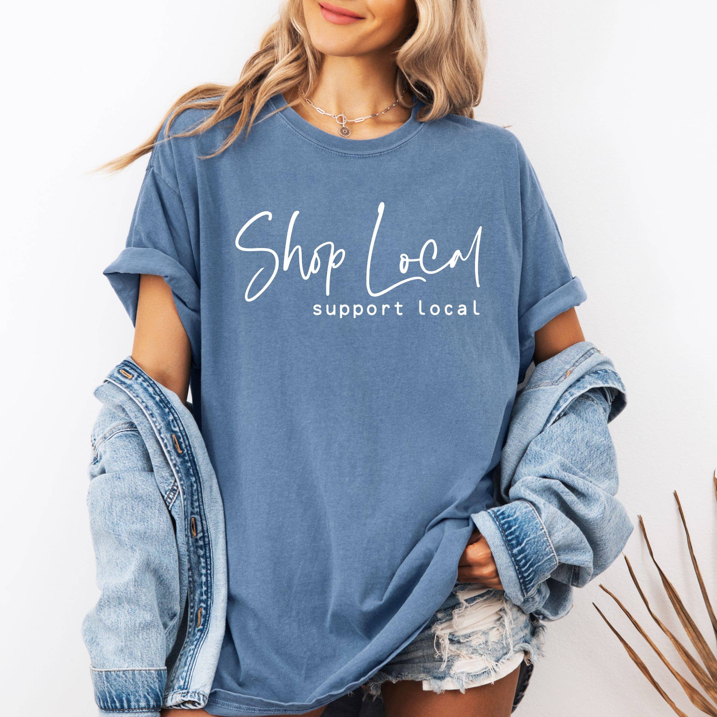 Shop Local Support Local Tee - Spring Graphic Tee Hoodie, Sweatshirt | PodTeesHub.com
