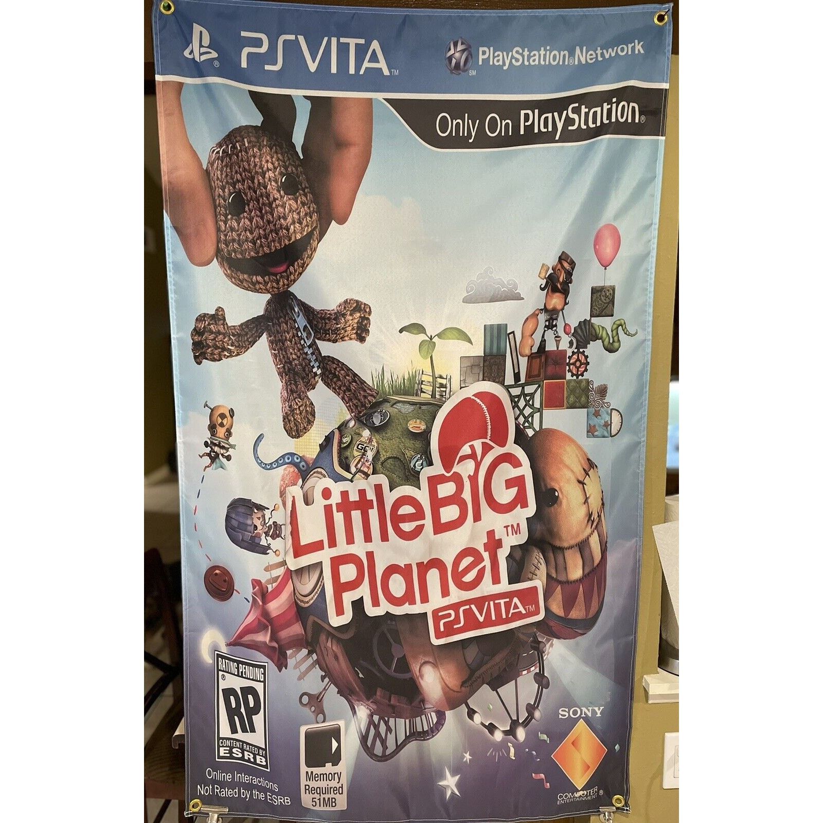 Playstation Psv Littlebigplanet 5 Flag Banner Poster Playstation Vita T-Shirts, Hoodie, Sweatshirt | PodTeesHub.com