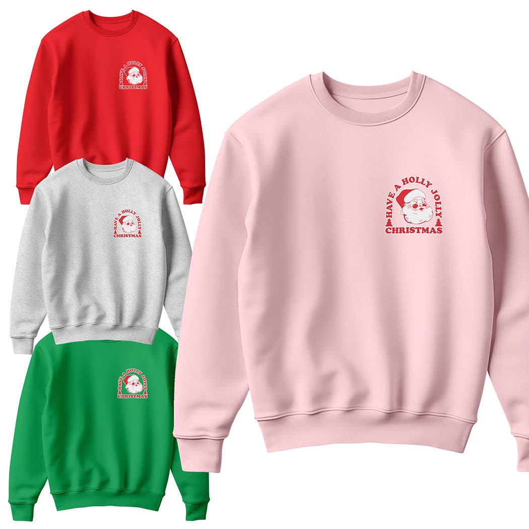 Have A Holly Jolly Christmas Fleece Sweatshirt T-Shirts, Hoodie | PodTeesHub.com