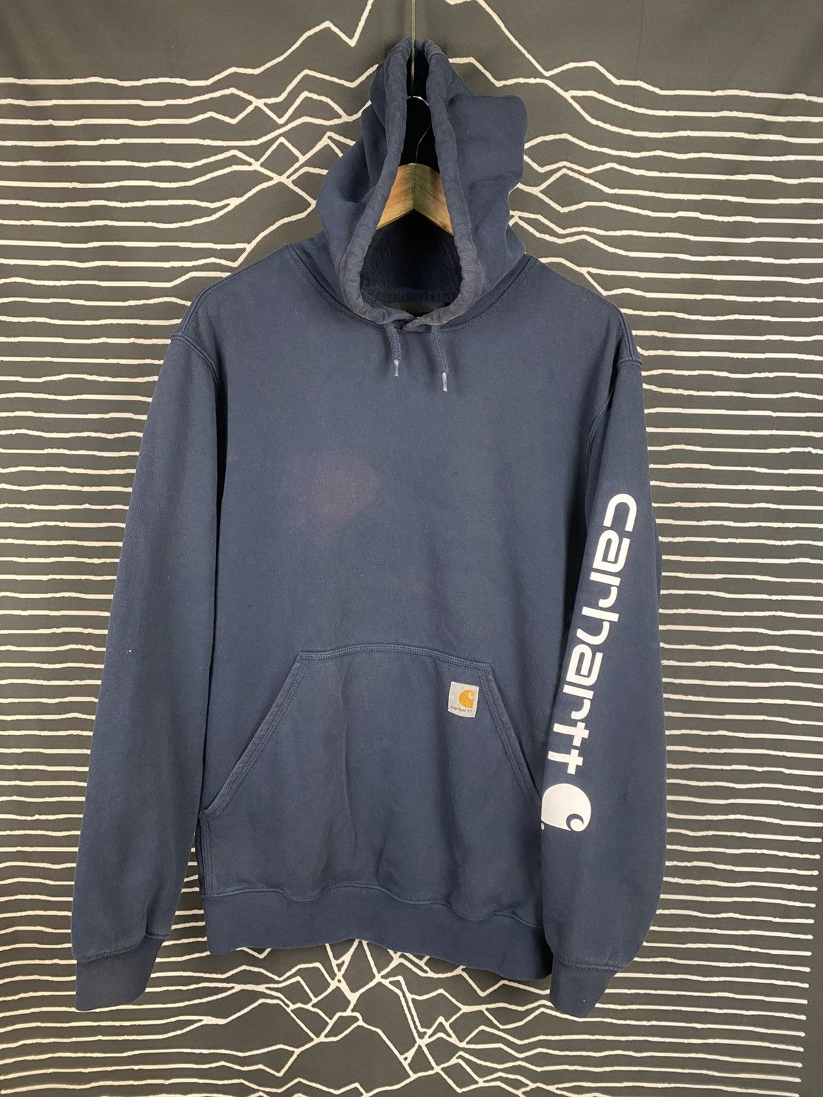 Carhartt Loosefit Logo Sleeve Graphic Hoodie T-Shirts, Sweatshirt | PodTeesHub.com