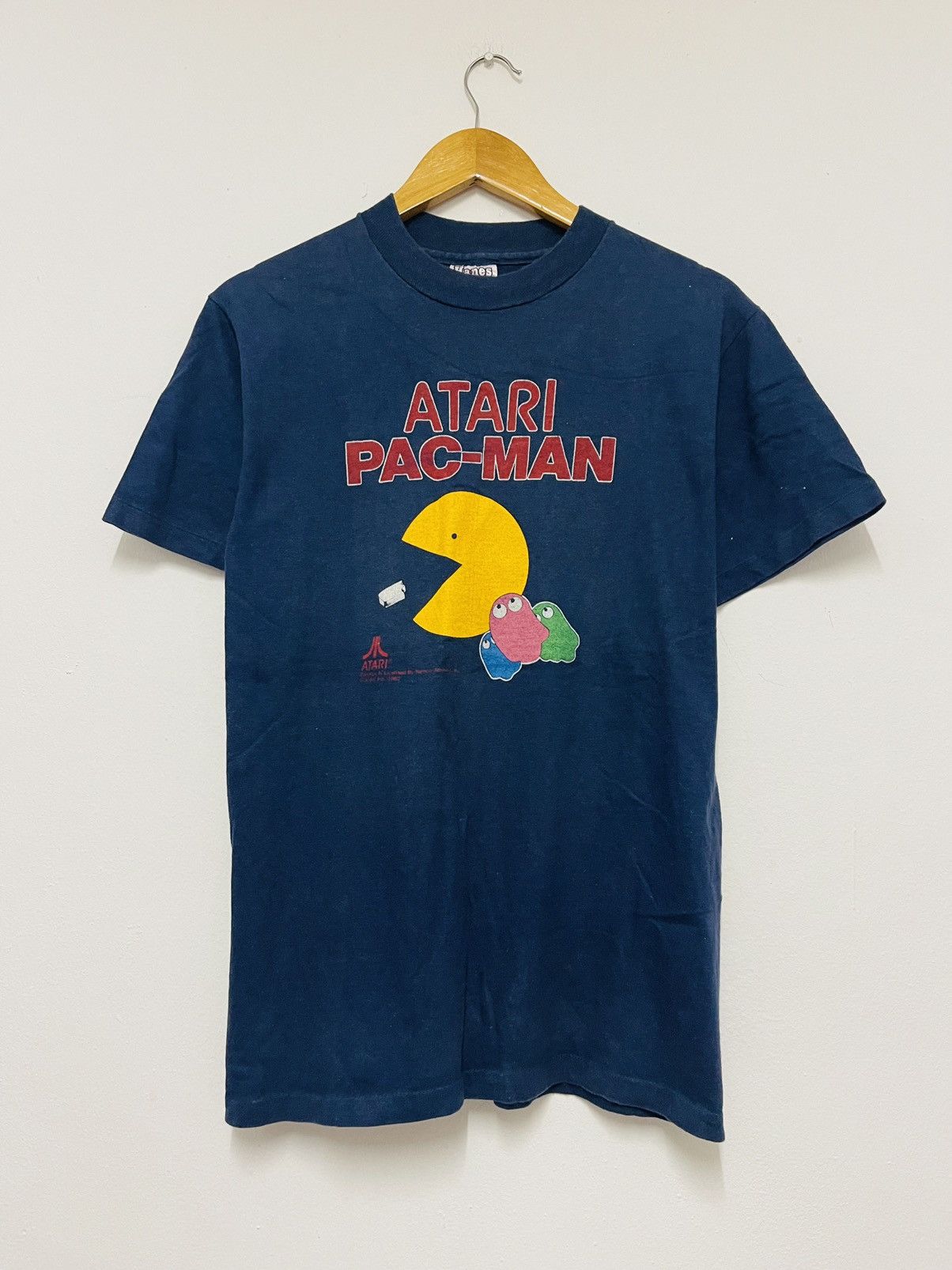 Vintage 80s Atari Pac Man 1982 T Shirt Gaming Hoodie, Sweatshirt | PodTeesHub.com