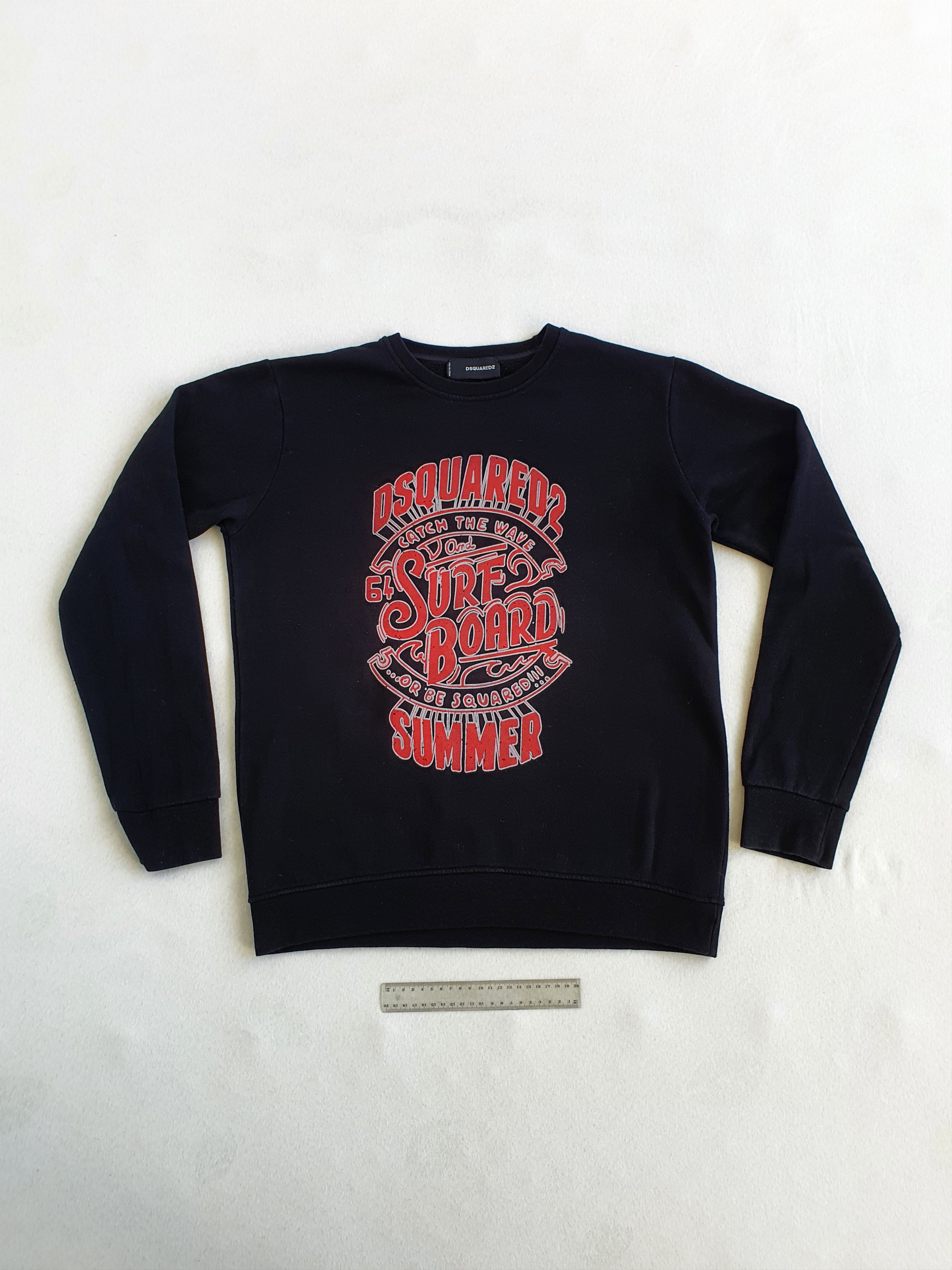 Dsquared2 Surf Board Graphic Sweatshirt Pullover Made In Italy T-Shirts, Hoodie | PodTeesHub.com