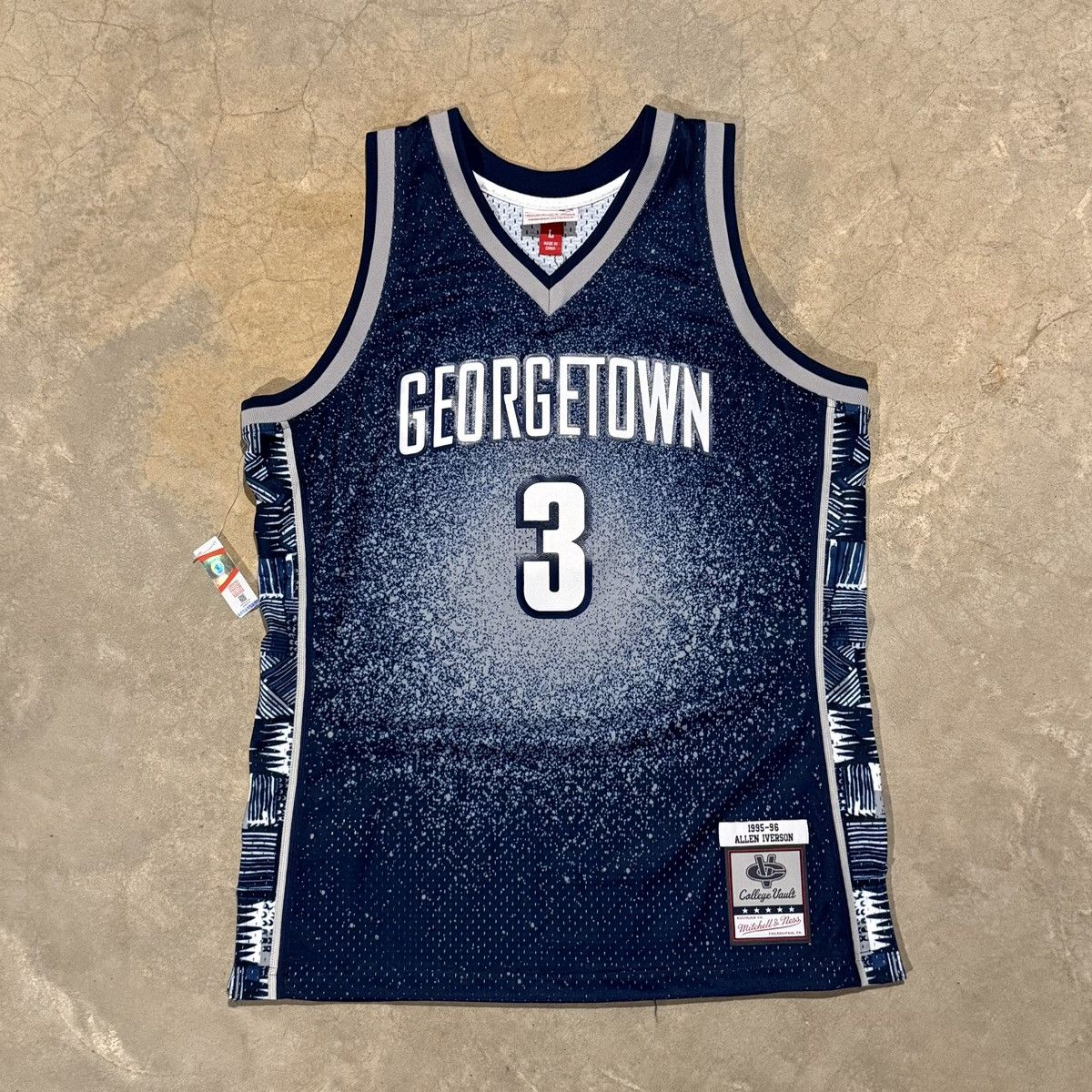 Ness Mitchell Ness Allen Iverson 3 Georgetown Hoyas Jersey T-Shirts, Hoodie, Sweatshirt | PodTeesHub.com