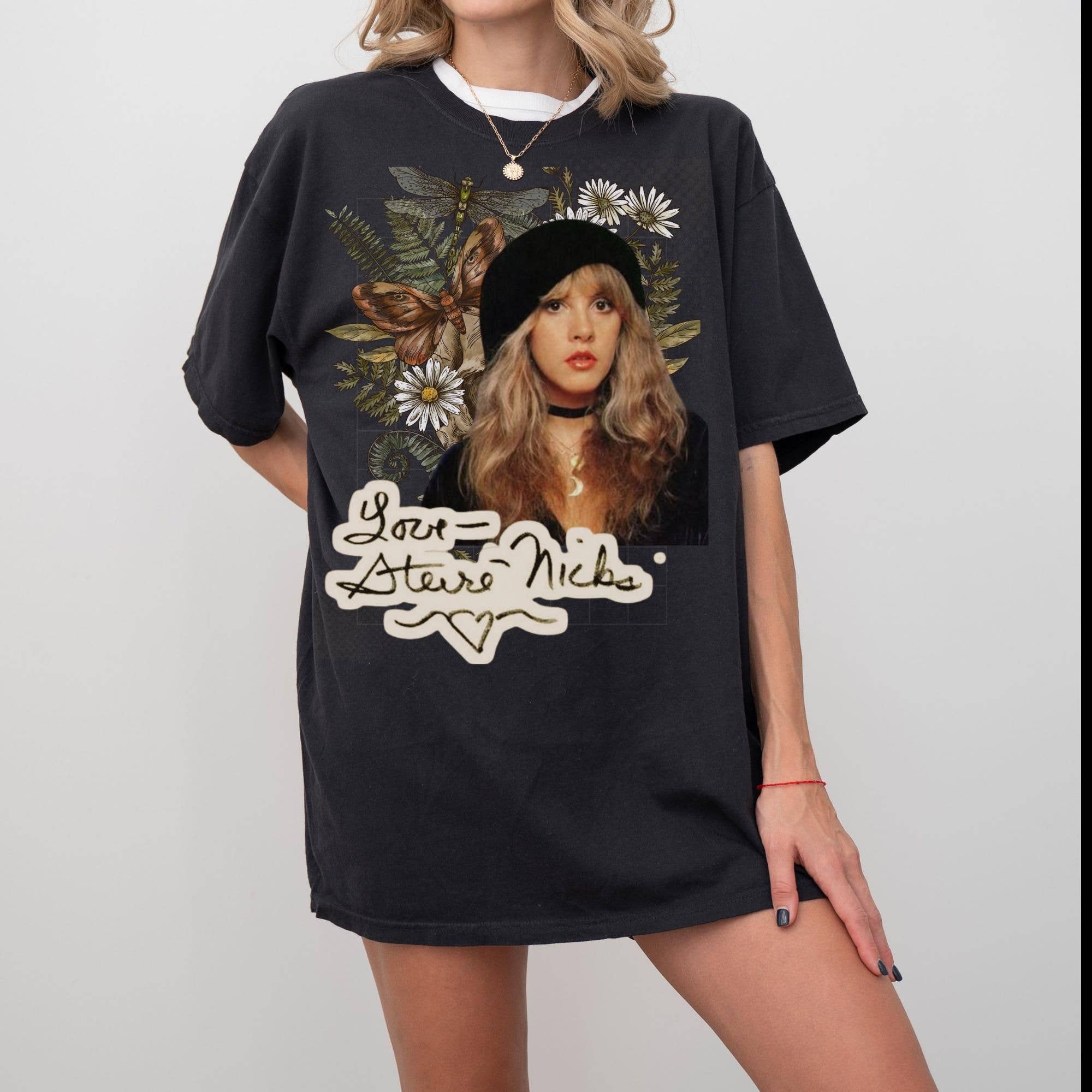 Stevie Nicks Retro World Tour Merch Shirt Hoodie, Sweatshirt | PodTeesHub.com