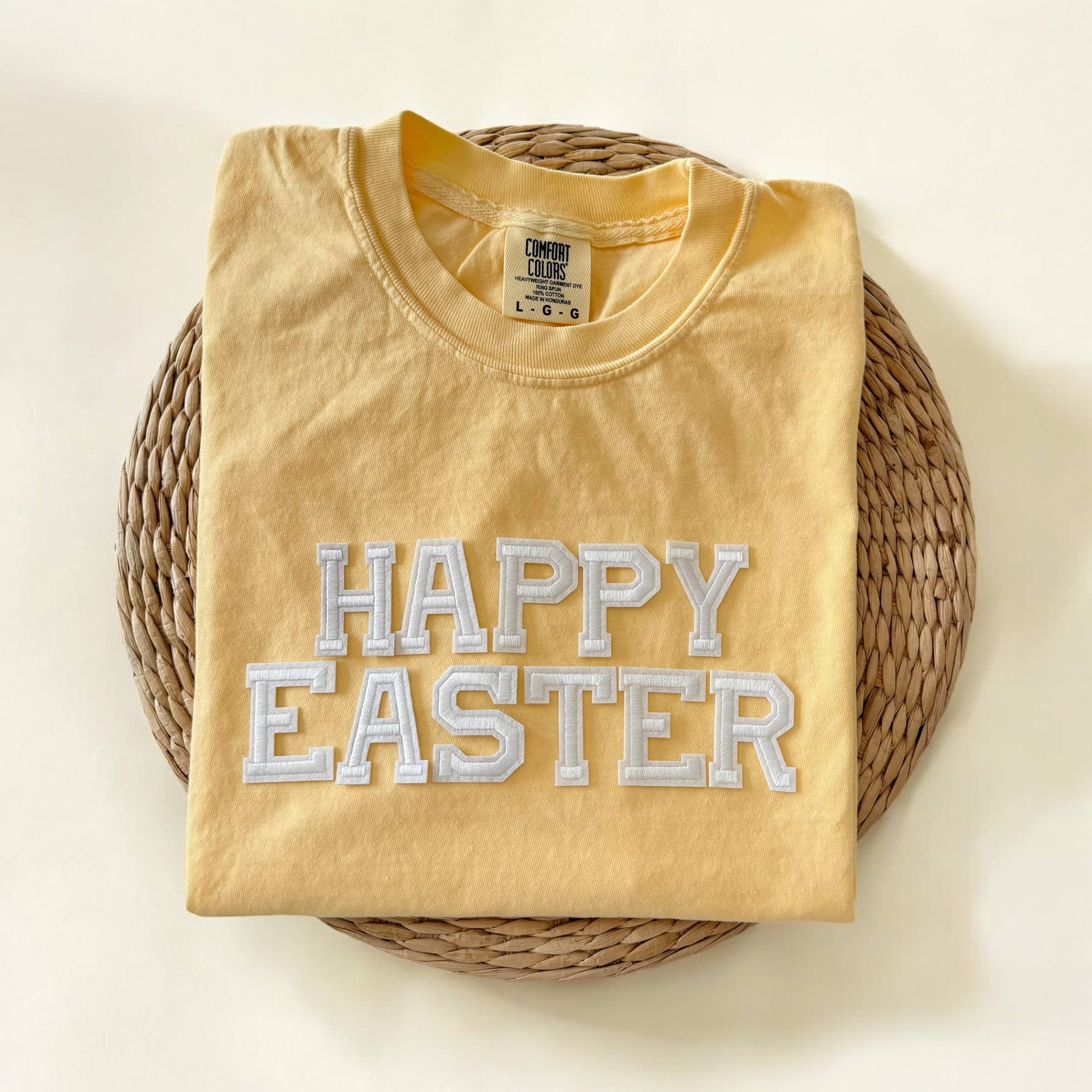 Comfort Colors Happy Easter Shirt, Easter Shirts Women Hoodie, Sweatshirt | PodTeesHub.com