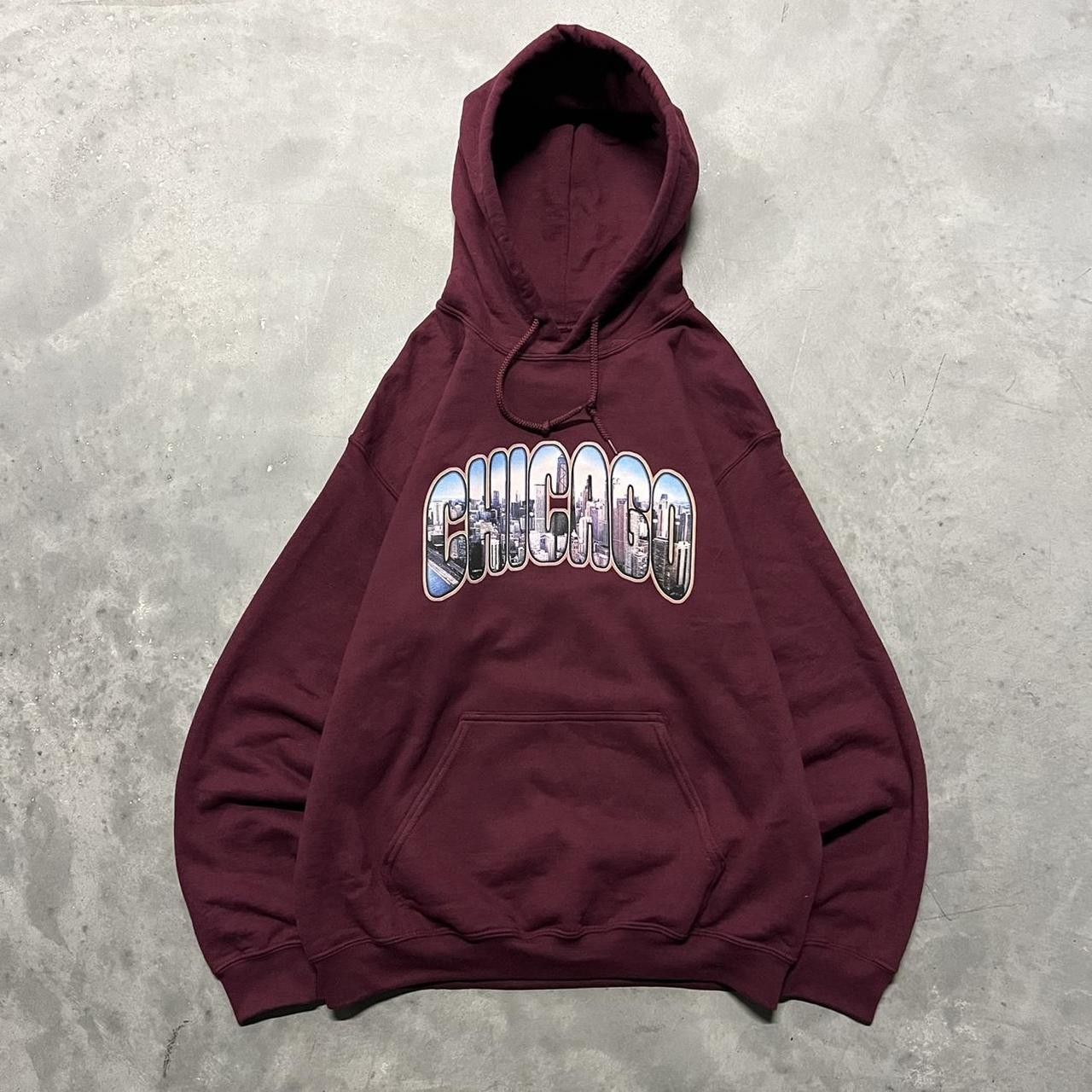 Crazy Vintage Y2k 2000s Chicago Spellout City Graphic Hoodie T-Shirts, Sweatshirt | PodTeesHub.com