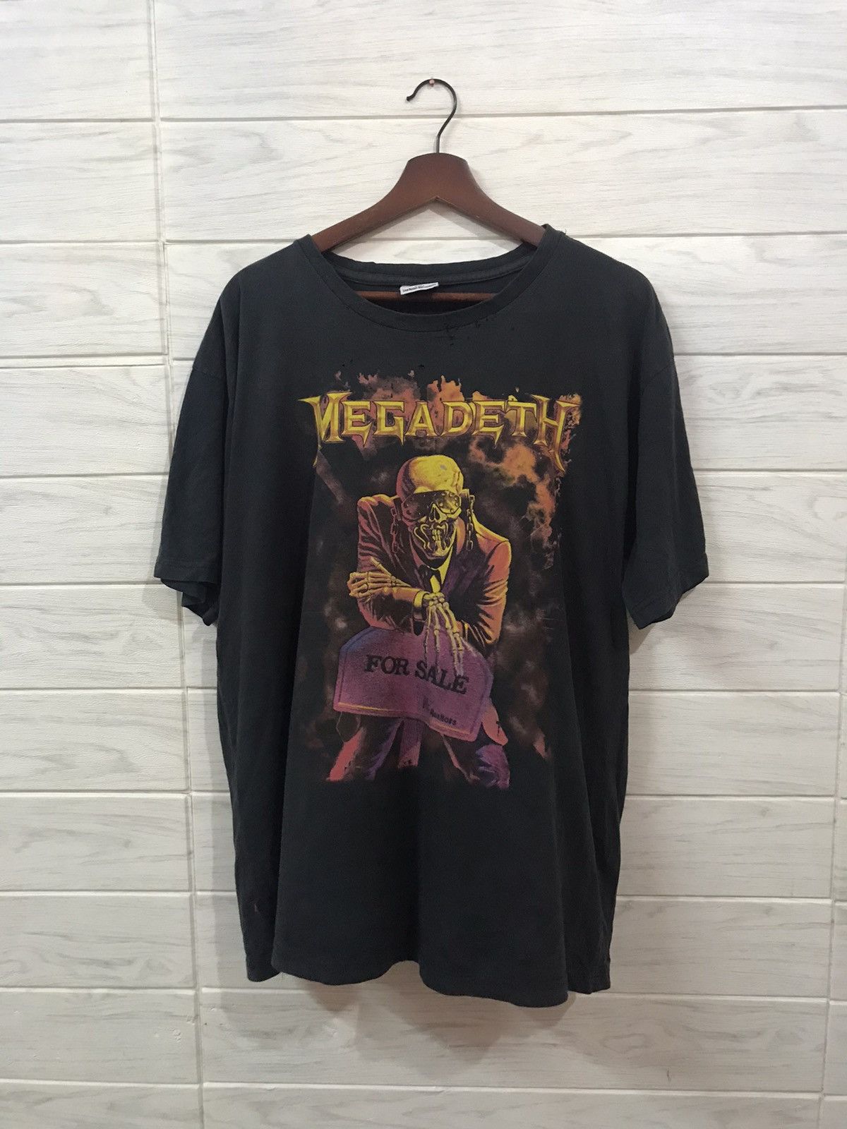 Rare Megadeth For Sale Distressed Band Tshirt Hoodie, Sweatshirt | PodTeesHub.com